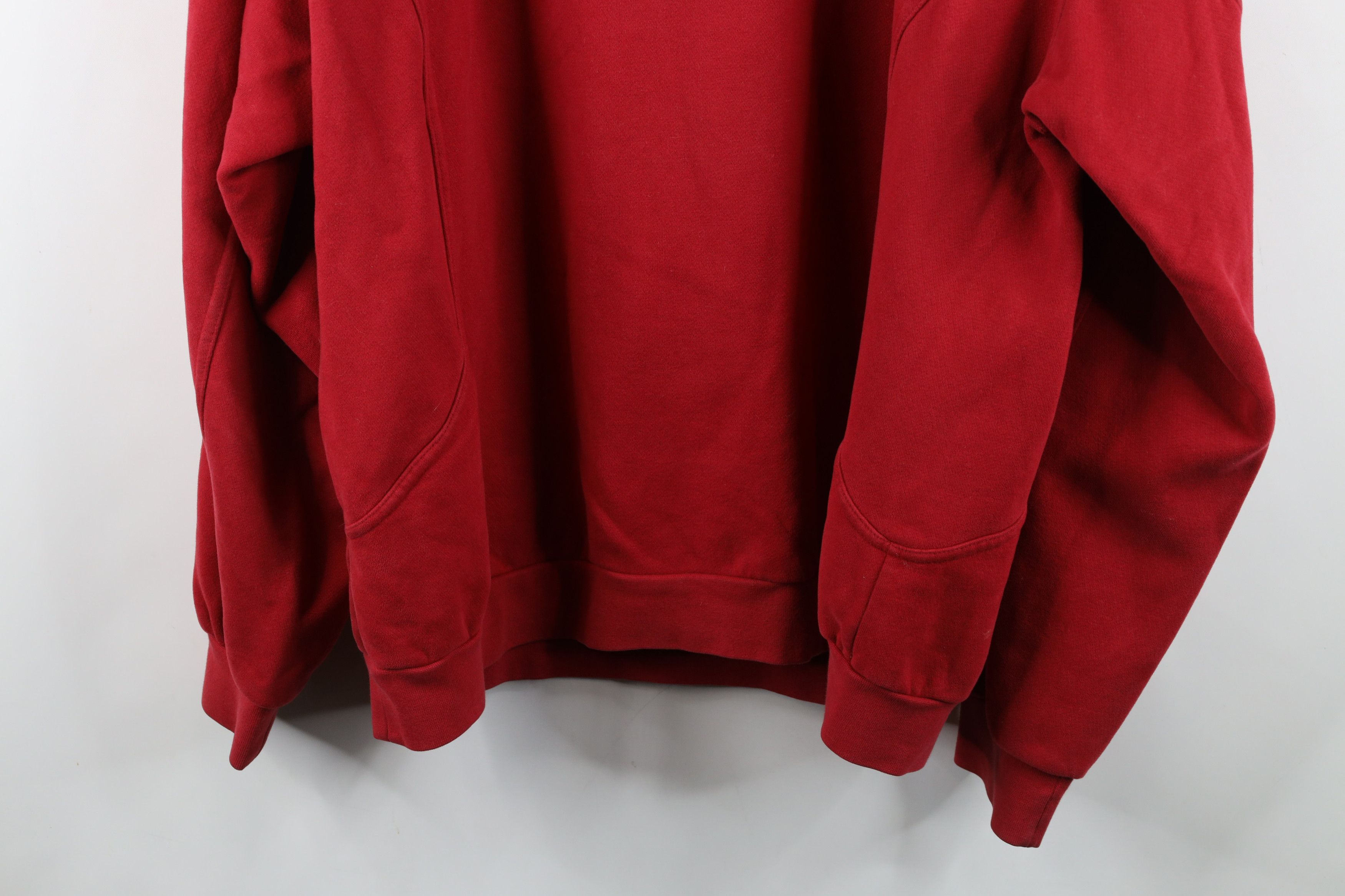 Nike Vintage Nike Spell Travis Scott Mini Swoosh Sweatshirt Red Size US L / EU 52-54 / 3 - 14 Thumbnail