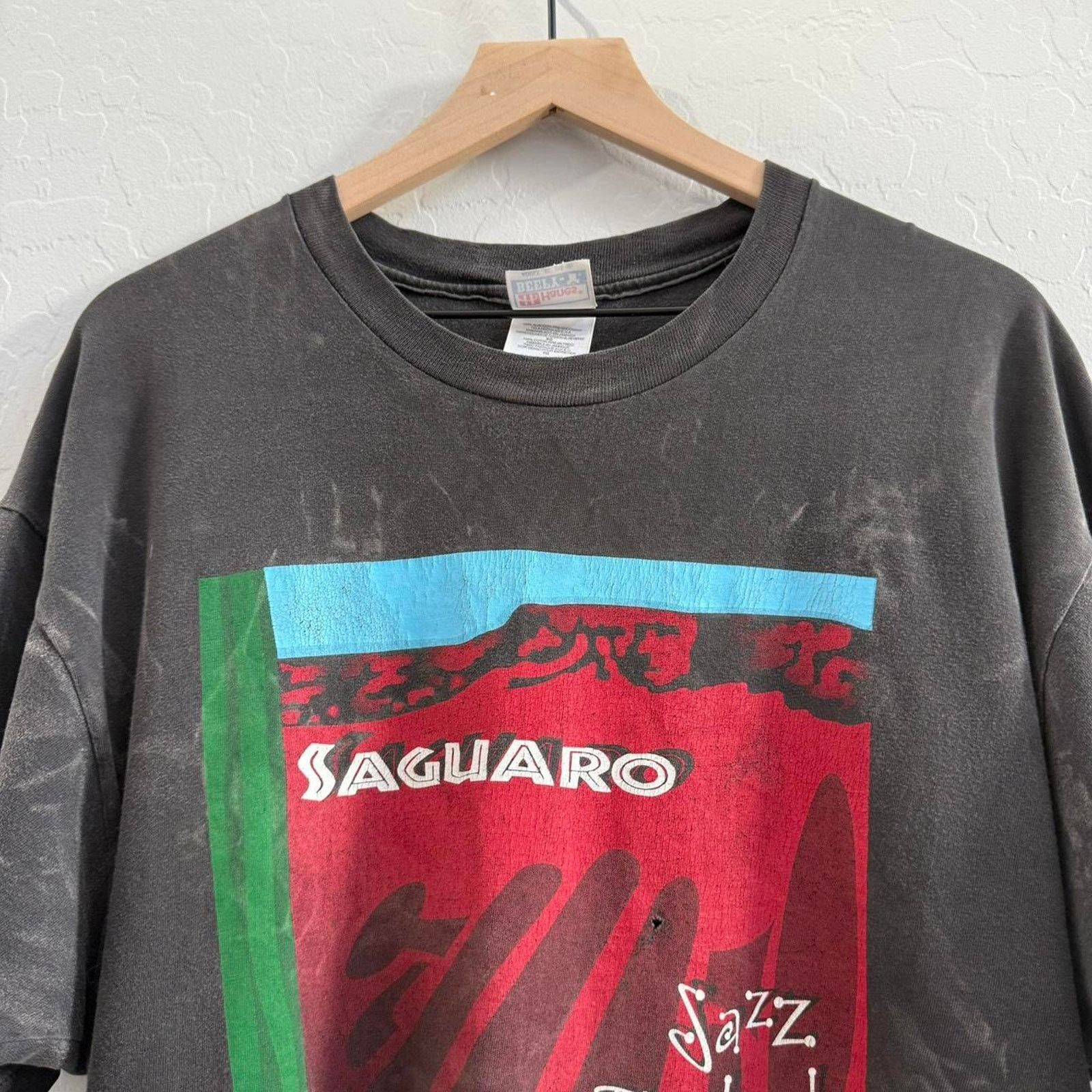 Other Vintage 1996 Faded Jazz Art T-Shirt Size US XL / EU 56 / 4 - 2 Thumbnail