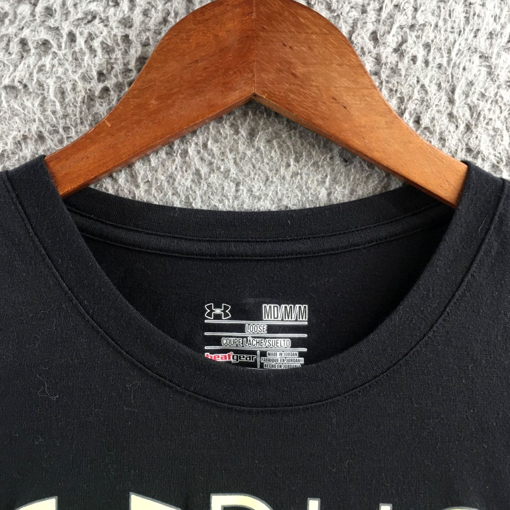 Under Armour Under Armour T-Shirts Mens Medium Black Pullover Short Sleeve Crew Neck Casual Size US M / EU 48-50 / 2 - 3 Thumbnail