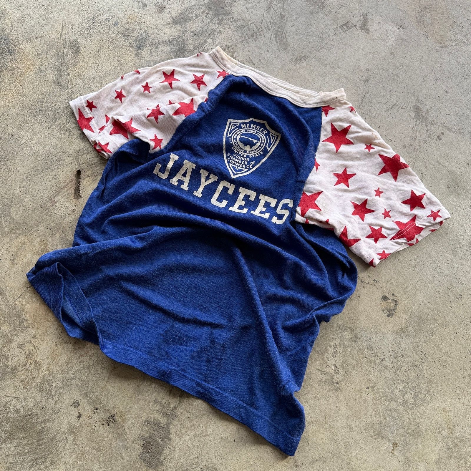 Other SUPER RARe 50s Jaycees Star Sleeve Raglan Tee Americana Size US S / EU 44-46 / 1 - 6 Thumbnail