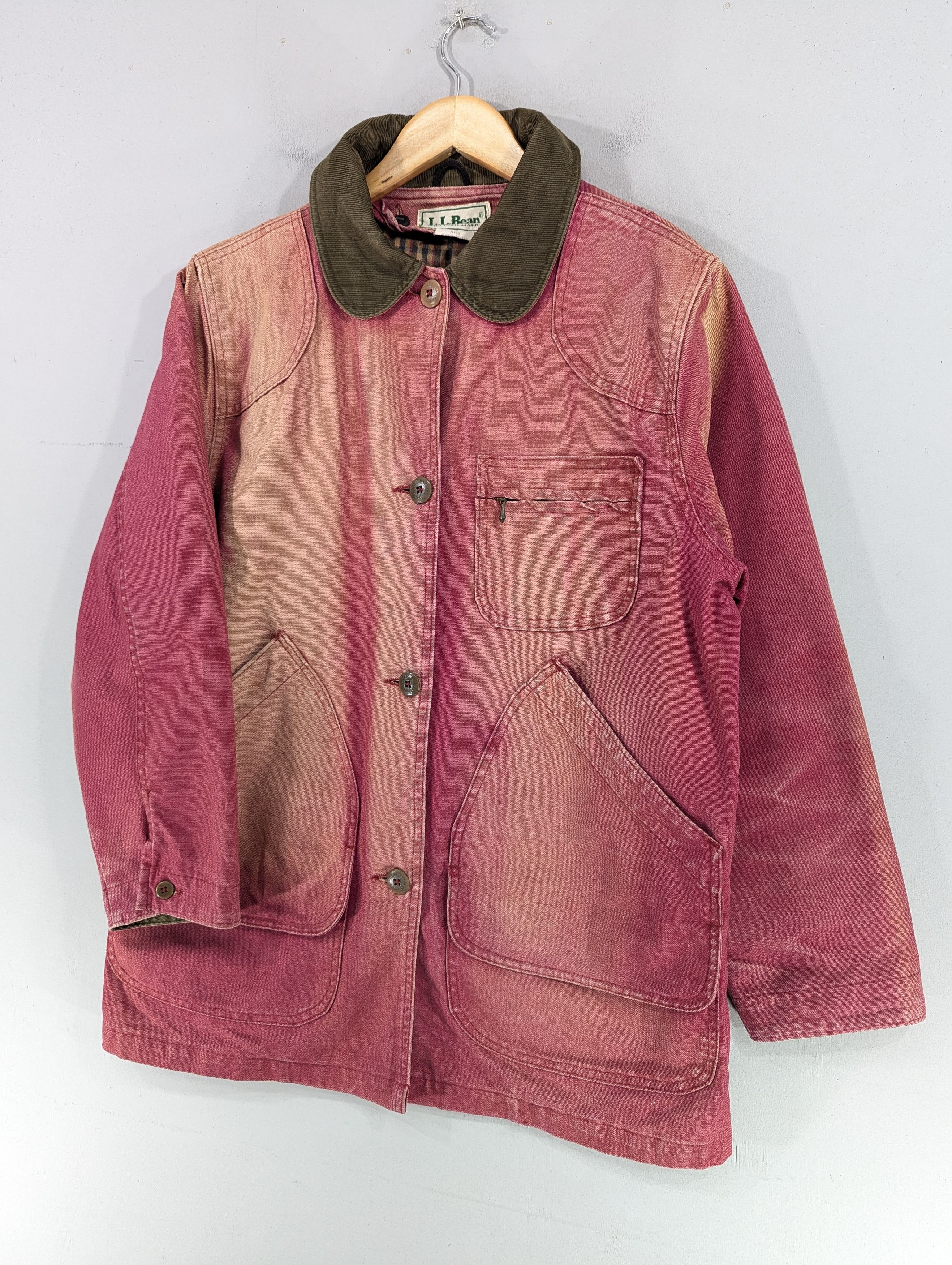 L.L. Bean Vintage L.L.Bean Blanket Lined Chore Sunfaded Jacket Size M / US 6-8 / IT 42-44 - 2 Thumbnail