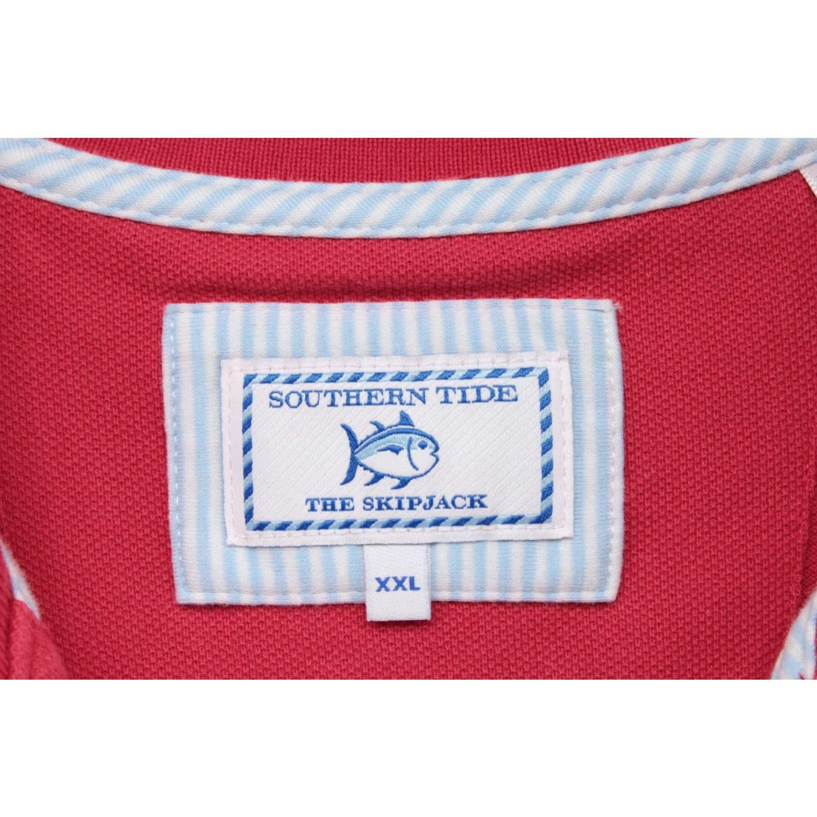 Southern Tide Southern Tide Polo Shirt Men's XXL The Skipjack Red Cotton Stretch Preppy Stylish Size US XXL / EU 58 / 5 - 4 Thumbnail