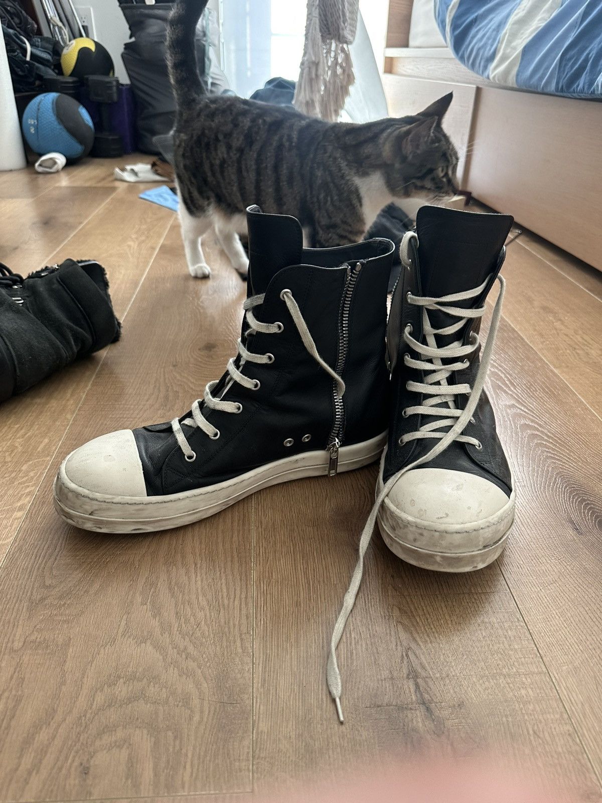 Rick Owens Rick owen ramones Size US 12 / EU 45 - 3 Thumbnail