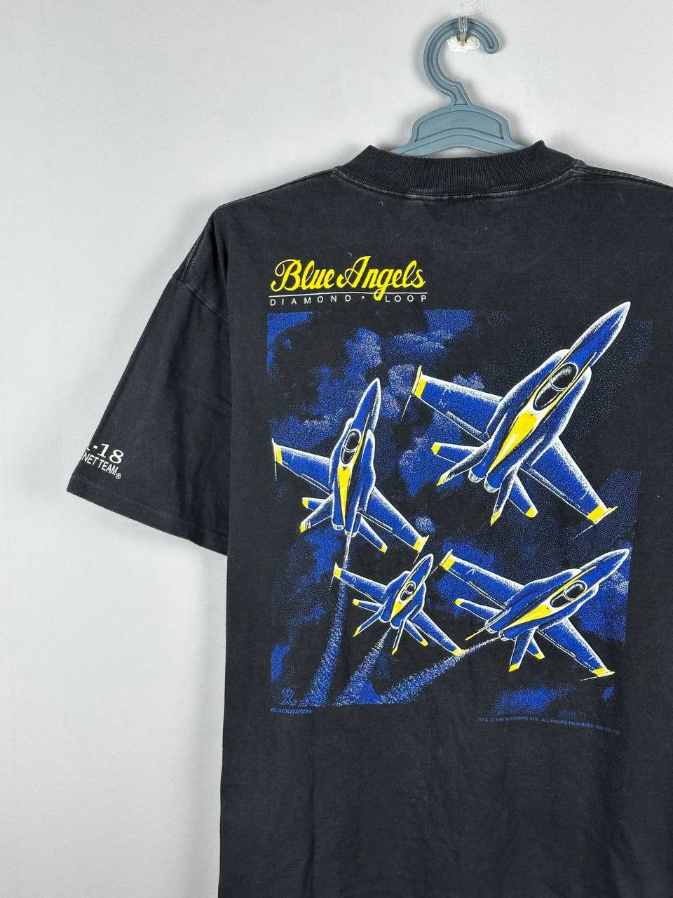 Vintage Vintage Oneita 90’s Air Force USA T-Shirt Single Stitch Size US XL / EU 56 / 4 - 11 Thumbnail