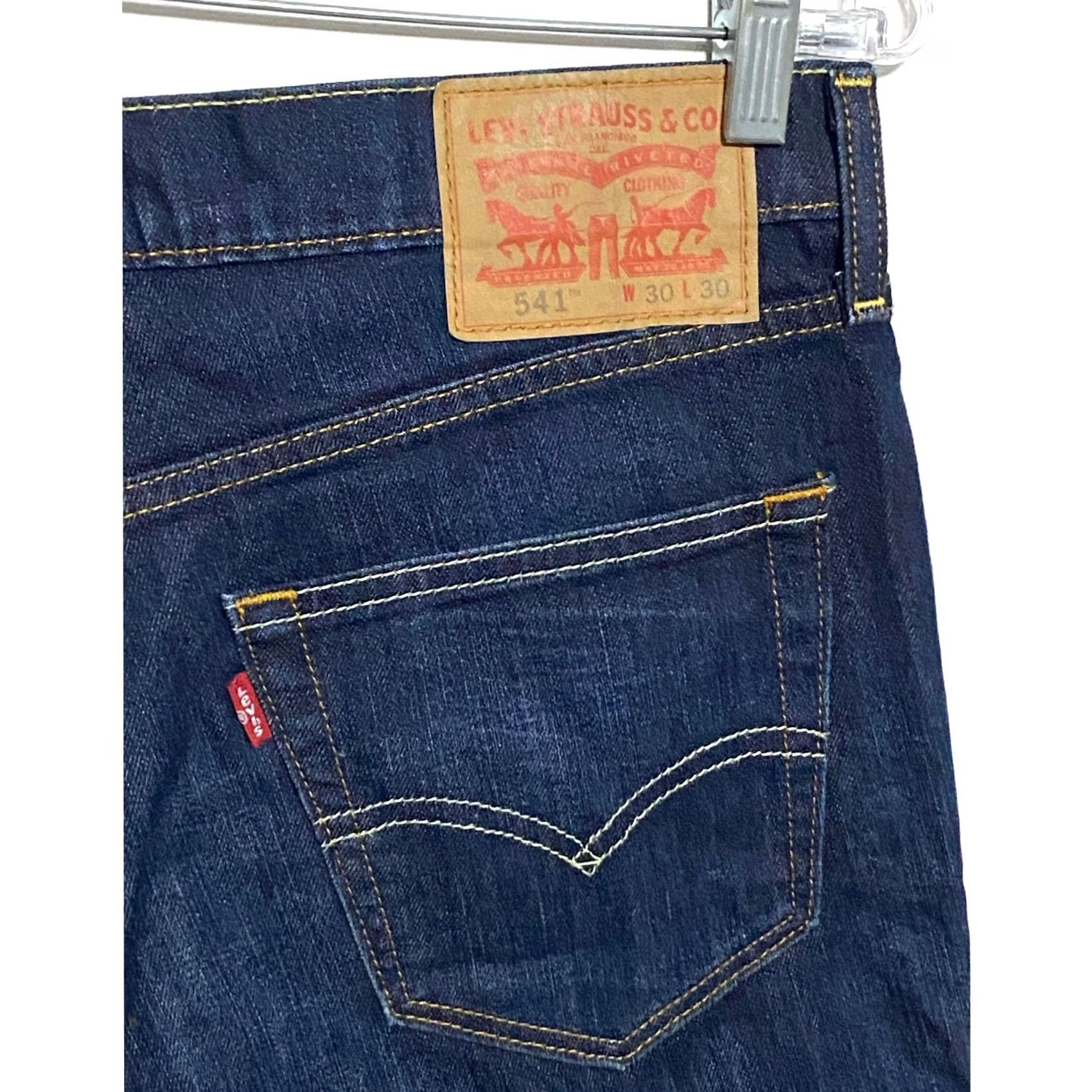 Levi's VINTAGE Levi's 541 Skirt Women 30 Denim Upcycled Raw Hem Boho Indie Y2K Season: Fall Spring Summer Mens Girls Size 30" / US 8 / IT 44 - 7 Thumbnail