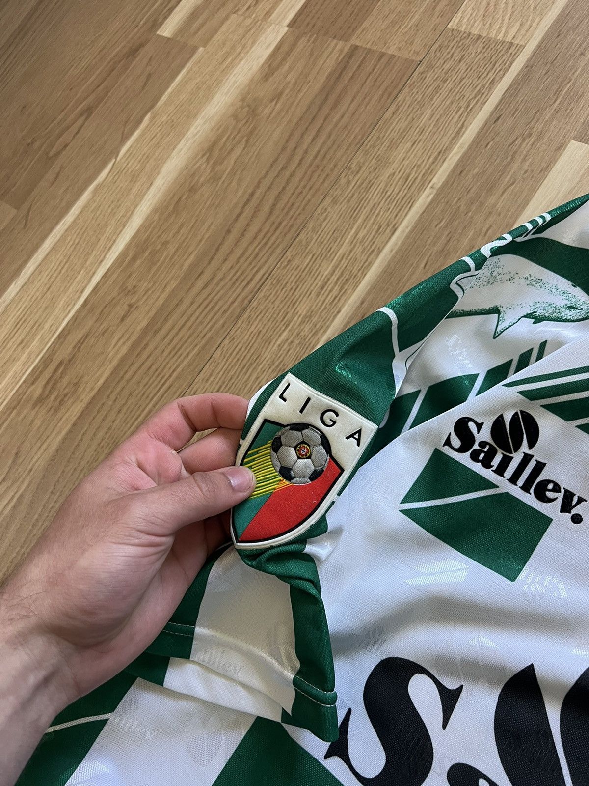 Vintage Vintage Vitoria Setubal Portugal football jersey 90s Size US L / EU 52-54 / 3 - 4 Thumbnail