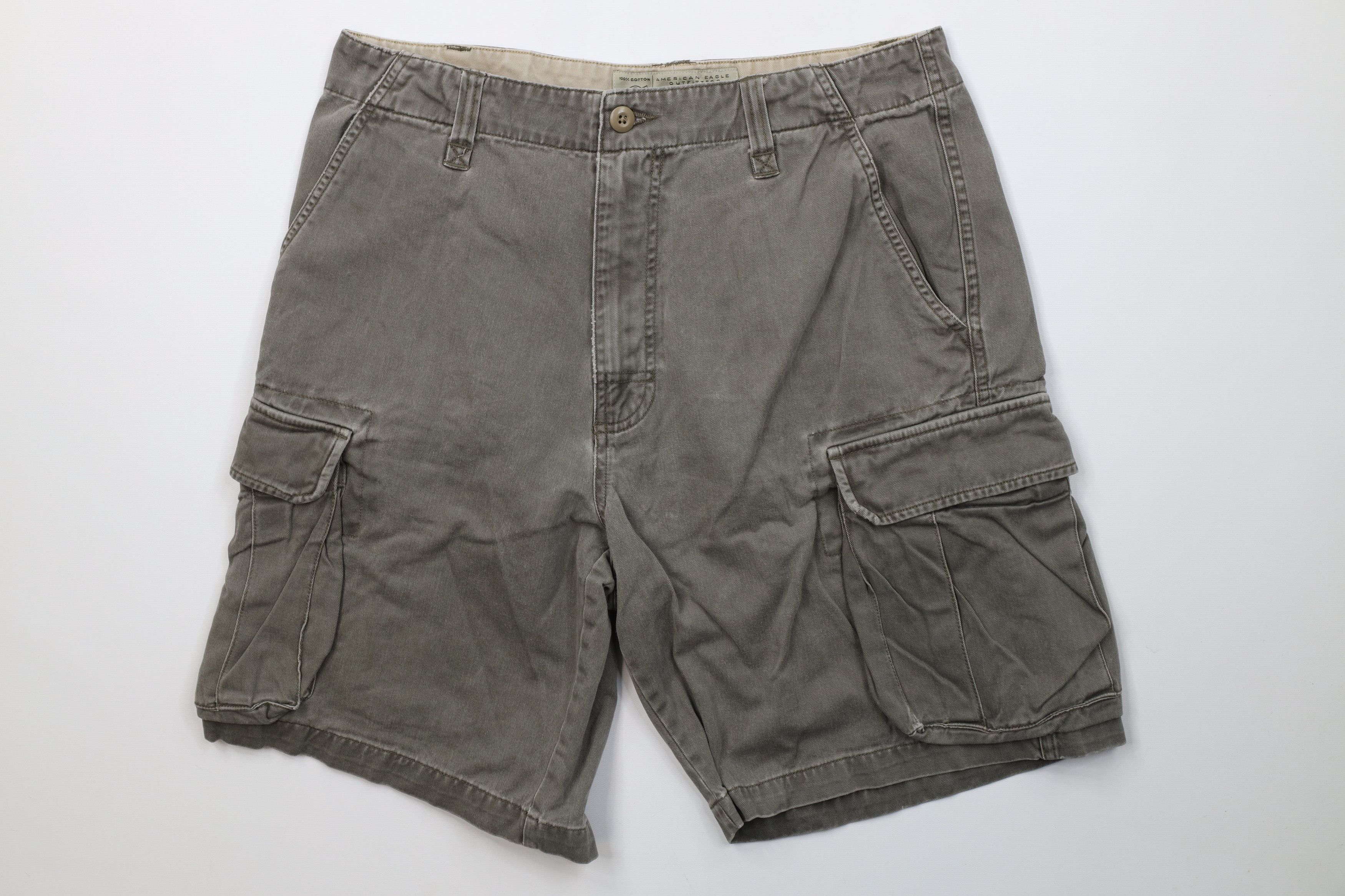 American Eagle Outfitters Vintage 90s Y2K American Eagle Outfitters Cargo Shorts Size US 32 / EU 48 - 1 Thumbnail