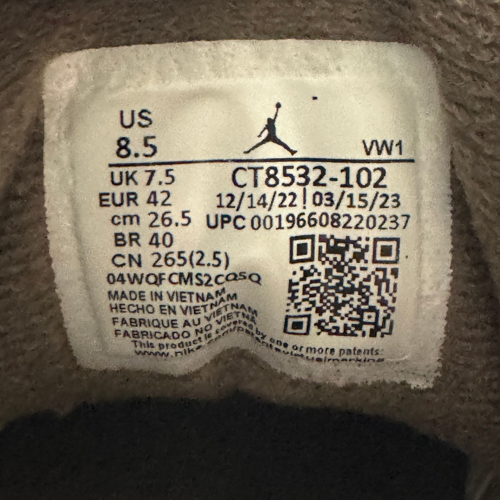 Jordan Brand × Nike Size 8.5 - Nike Air Jordan 3 Retro Palomino Men's Shoes Size US 8.5 / EU 41-42 - 7 Thumbnail