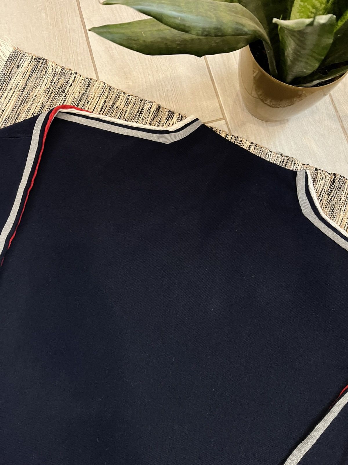 Tommy Hilfiger Vintage Tommy Hilfiger Sweater Oversize navy minimalistic Size US XL / EU 56 / 4 - 10 Thumbnail