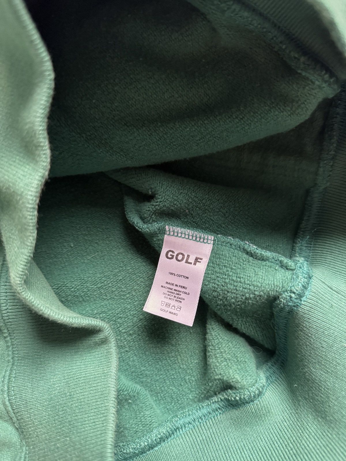 Golf Wang GREEN GOLF 3D LOGO EMBROIDERED HOODIE Size US S / EU 44-46 / 1 - 4 Thumbnail