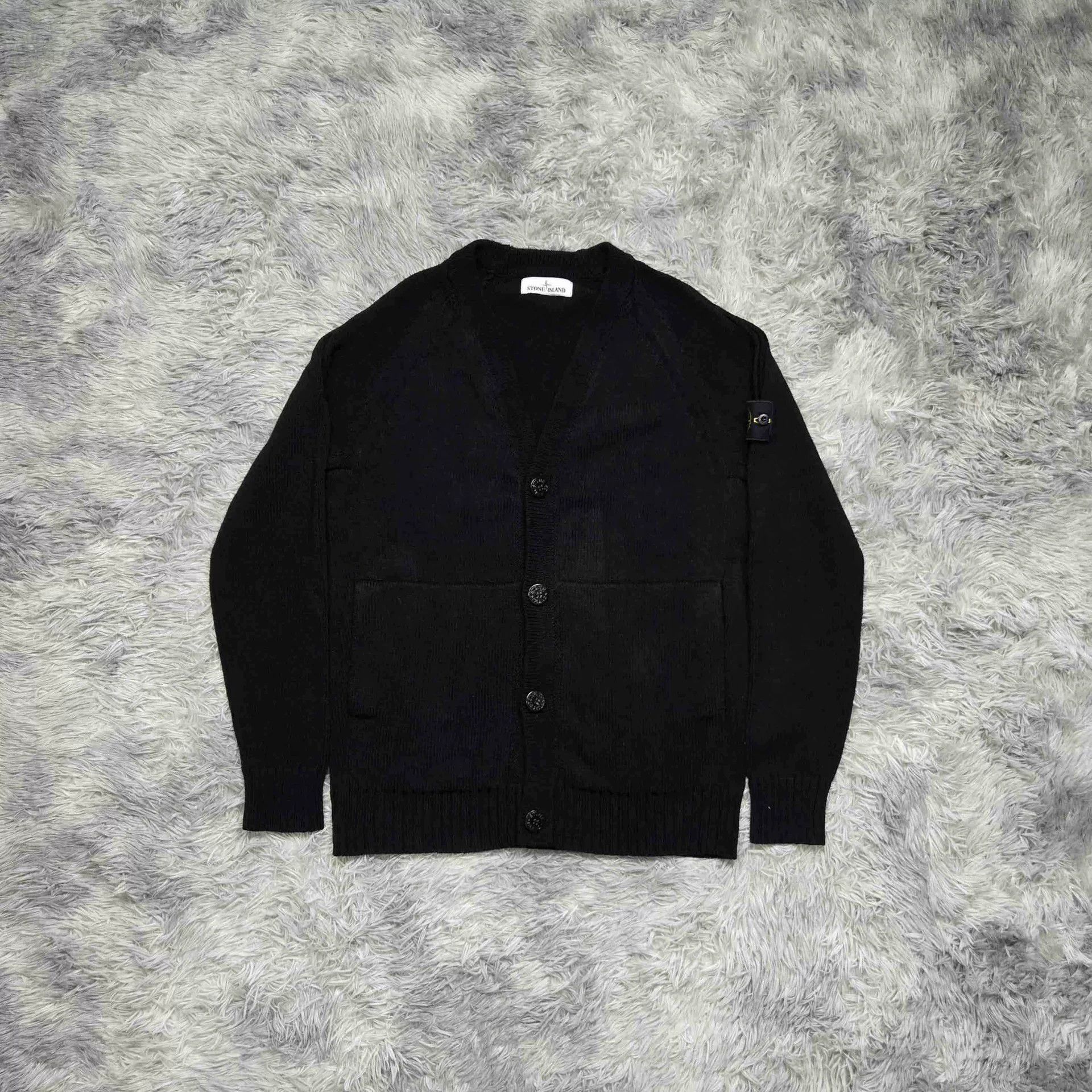 Stone Island Stone Island Black Knitwear Designer Size US L / EU 52-54 / 3 - 1 Thumbnail