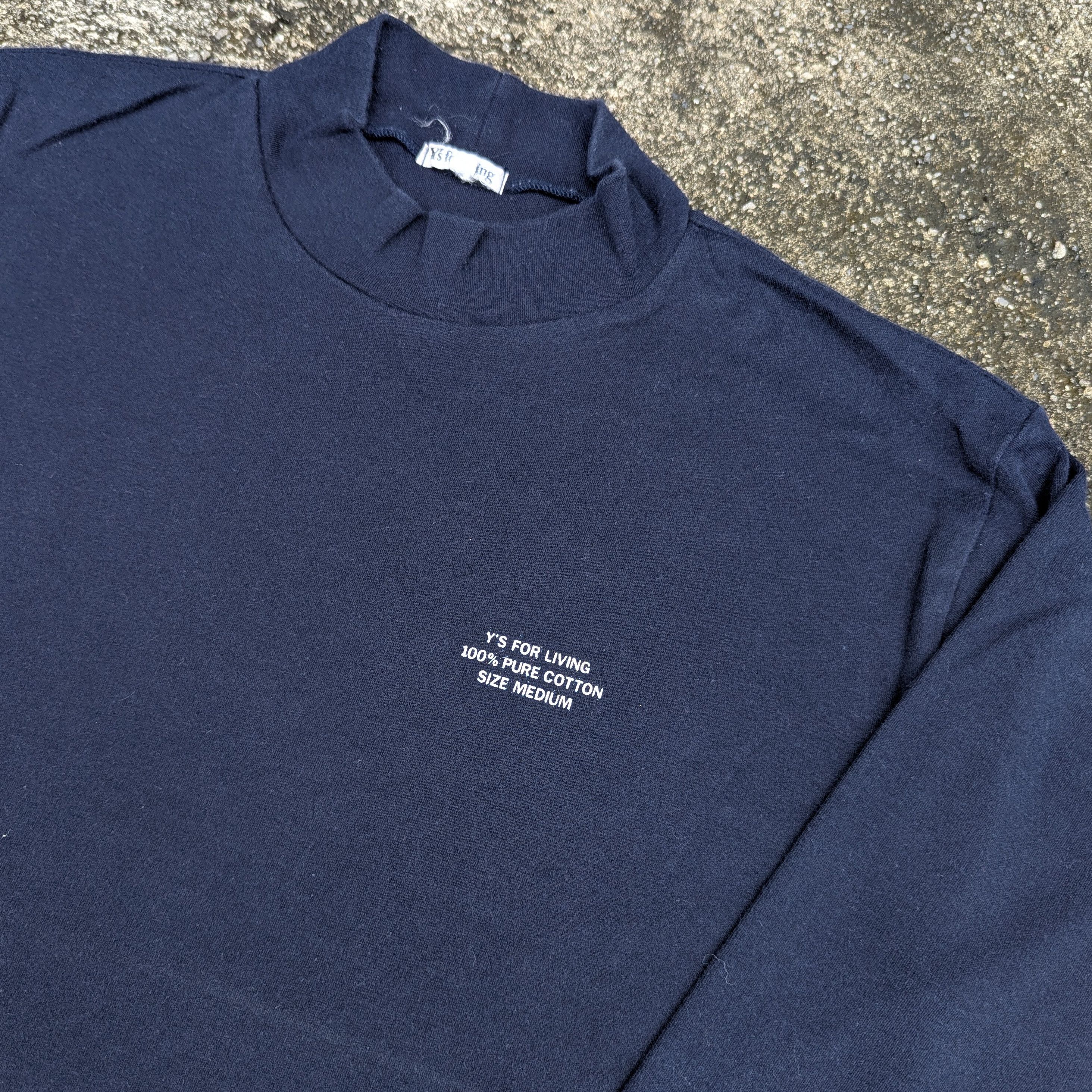 Yohji Yamamoto Y'S FOR LIVING YOHJI YAMAMOTO 100% Pure cotton Tee Size US M / EU 48-50 / 2 - 2 Thumbnail