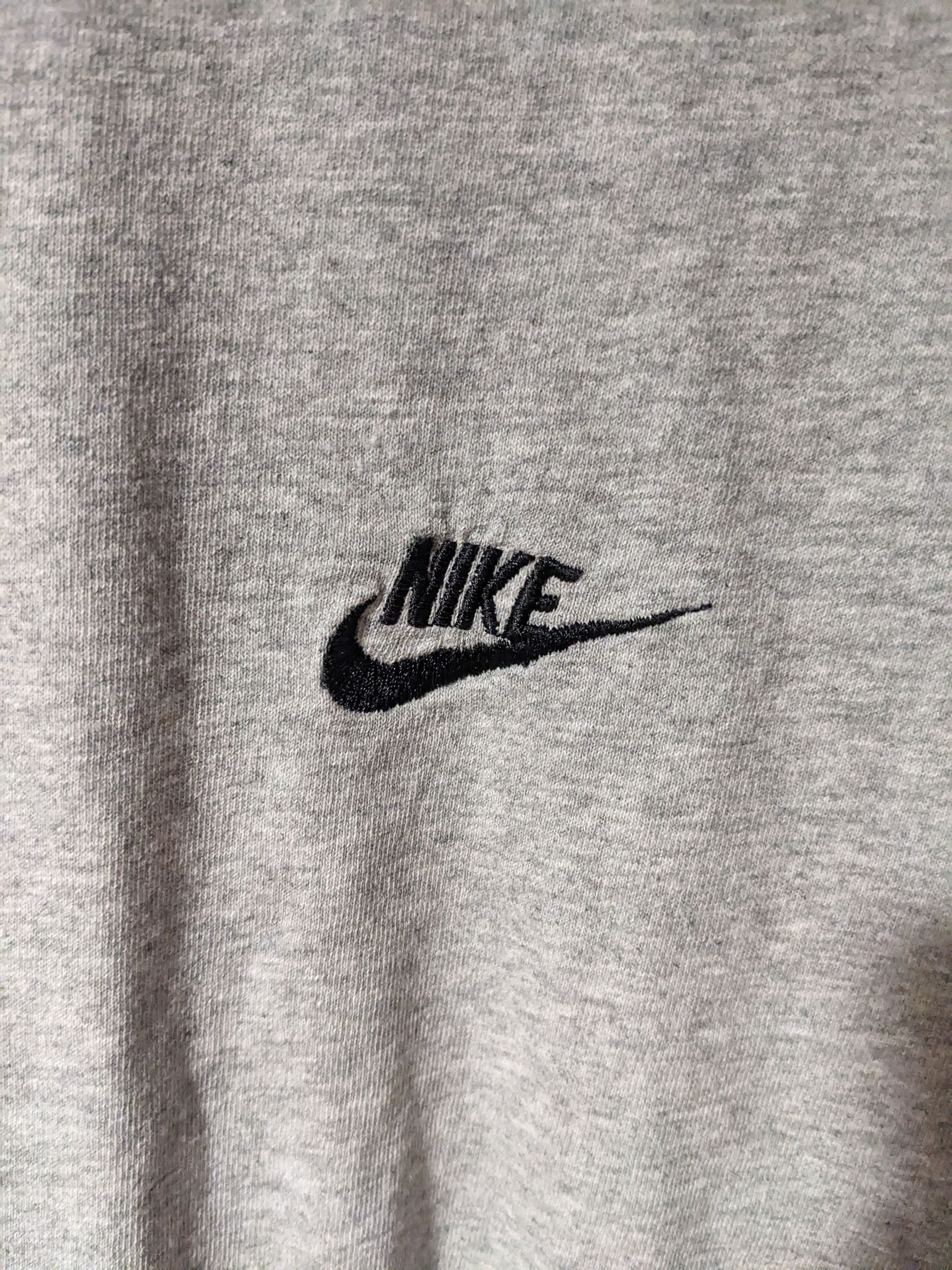 Nike × Vintage Vintage 90s Nike Swoosh Essential Logo Long Sleeve T-Shirt Size US XL / EU 56 / 4 - 2 Thumbnail