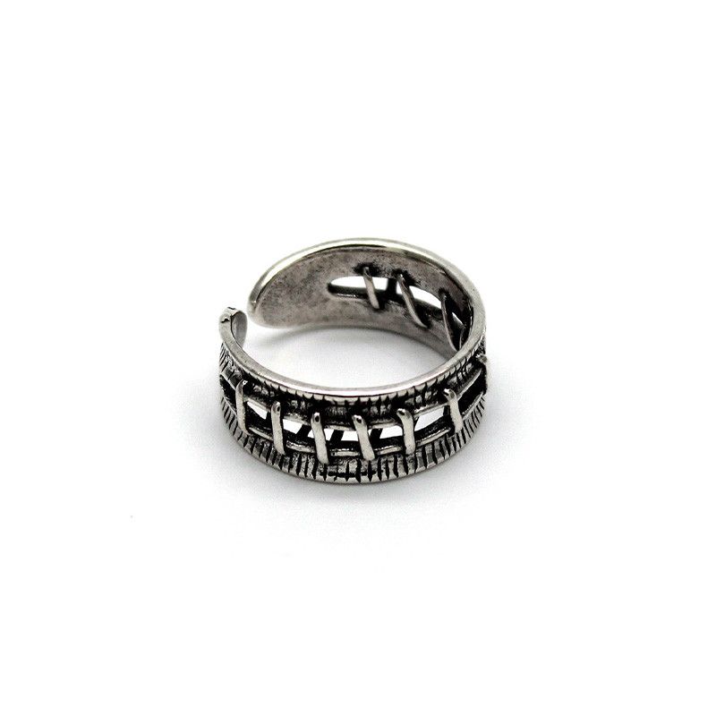 Jewelry × Vintage Resizable Retro Wound Stitches Ring Size ONE SIZE - 2 Thumbnail