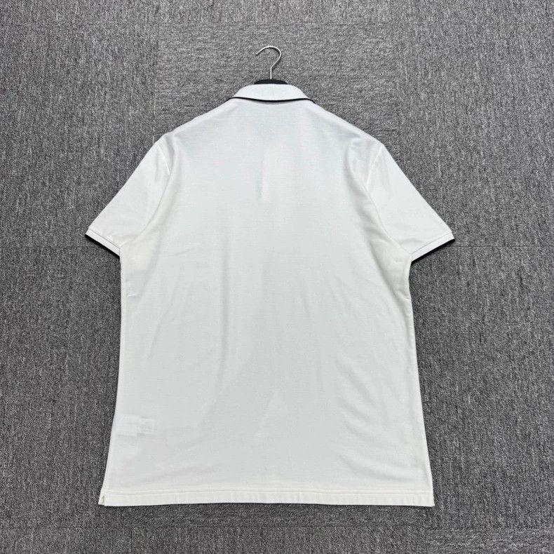 Loro Piana LORO PIANA Striped polo shirt Size US XXL / EU 58 / 5 - 5 Thumbnail