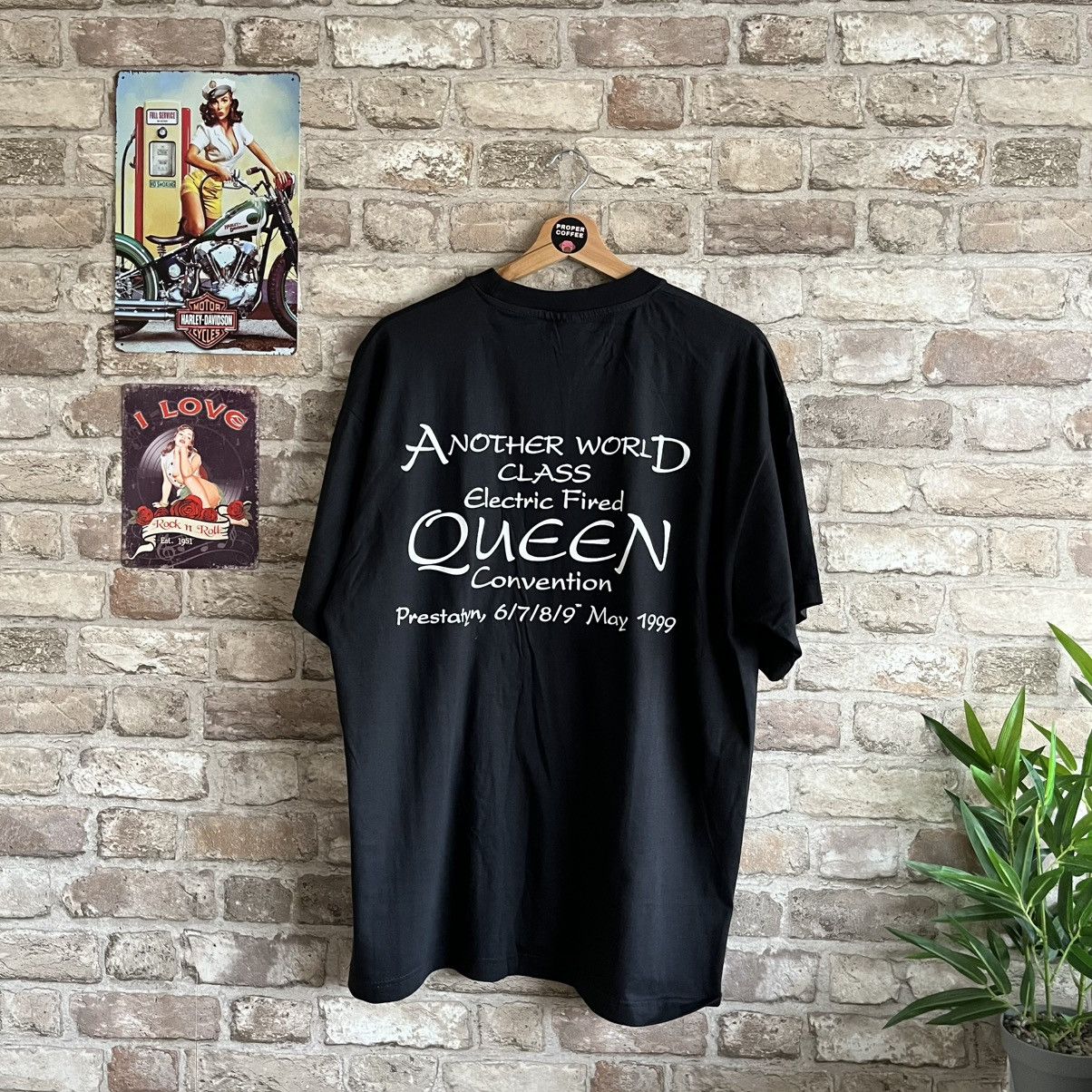 Band Tees × Vintage 90s Queen Dragon Attack fan band tee t shirt Size US L / EU 52-54 / 3 - 2 Thumbnail