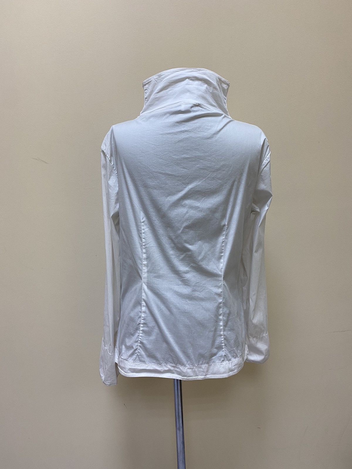 Transit Uomo Transit Par Such Womens Avant Garde White Button Up Shirt Size M / US 6-8 / IT 42-44 - 7 Thumbnail