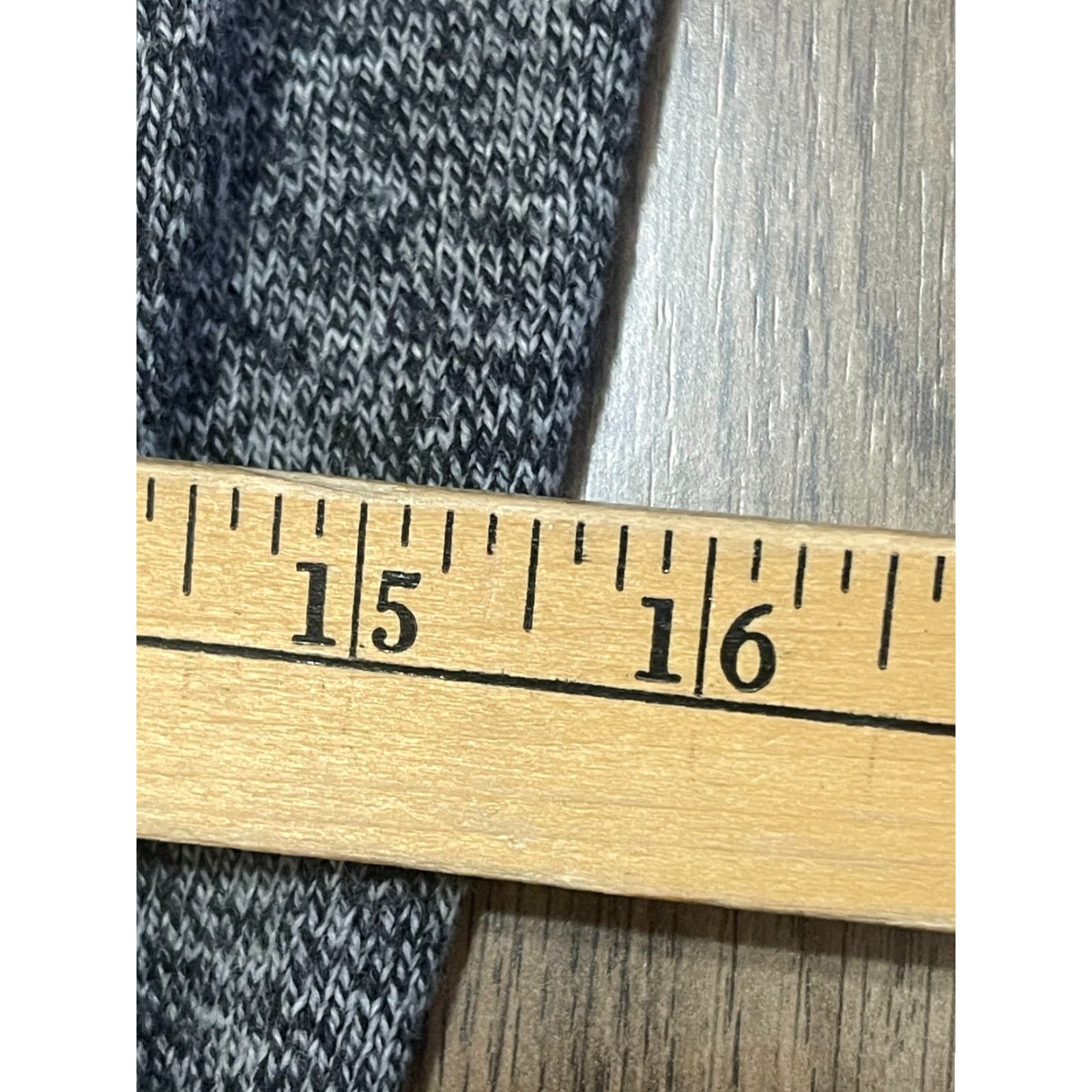 Vintage AGB Sweater Women's Medium Gray 3/4 Sleeve Pullover Cowl Neck Knit Solid Casual Vintage? No. Size M / US 6-8 / IT 42-44 - 3 Thumbnail