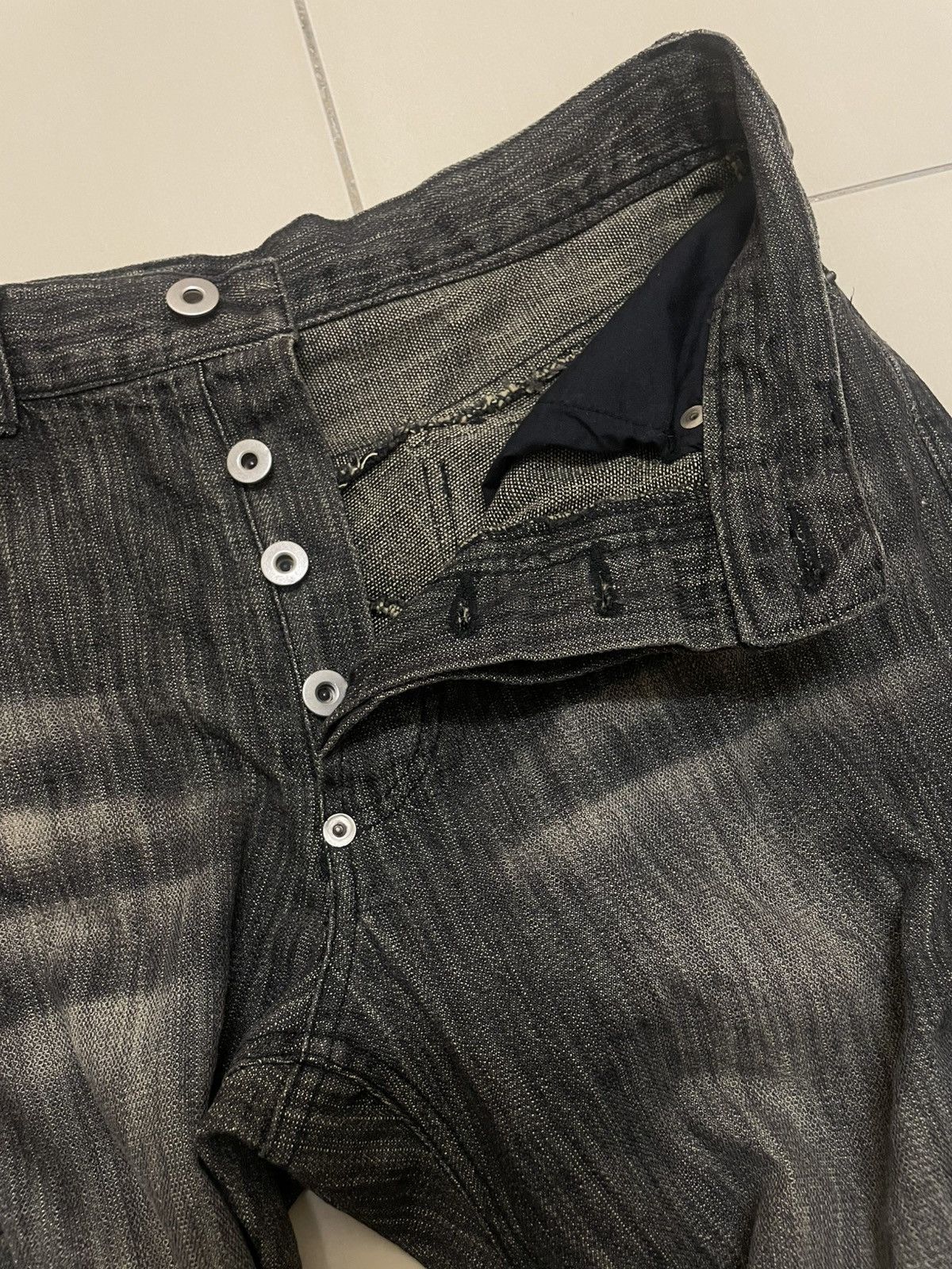 Japanese Brand LAV Cargo Denim Pants Size US 31 - 5 Thumbnail