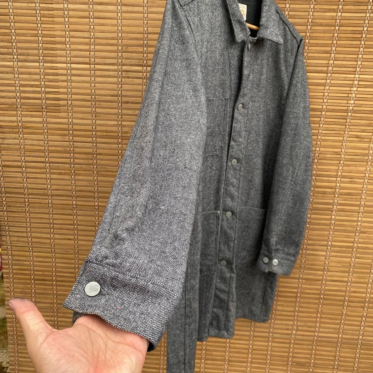 Big John VINTAGE BIGJOHN WORKWEAR FOR STREET LONGJACKET DENIM Size US L / EU 52-54 / 3 - 2 Thumbnail