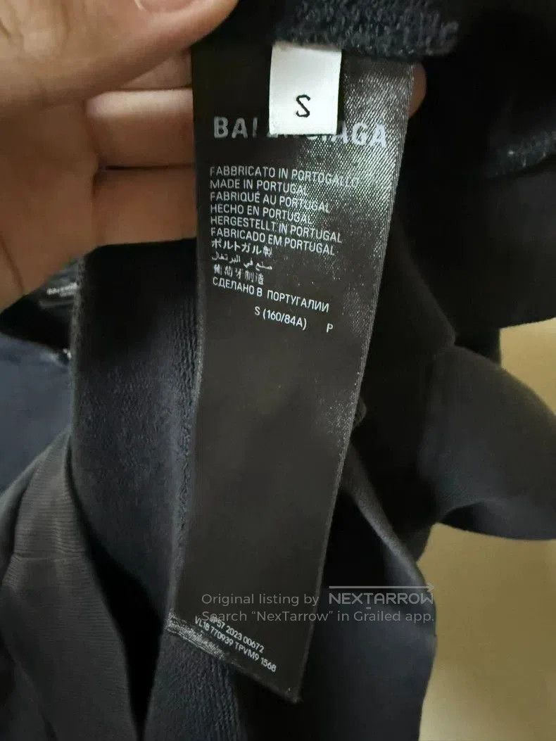 Balenciaga Balenciaga Black Flame Logo Zip Hoodie. Size US S / EU 44-46 / 1 - 4 Thumbnail