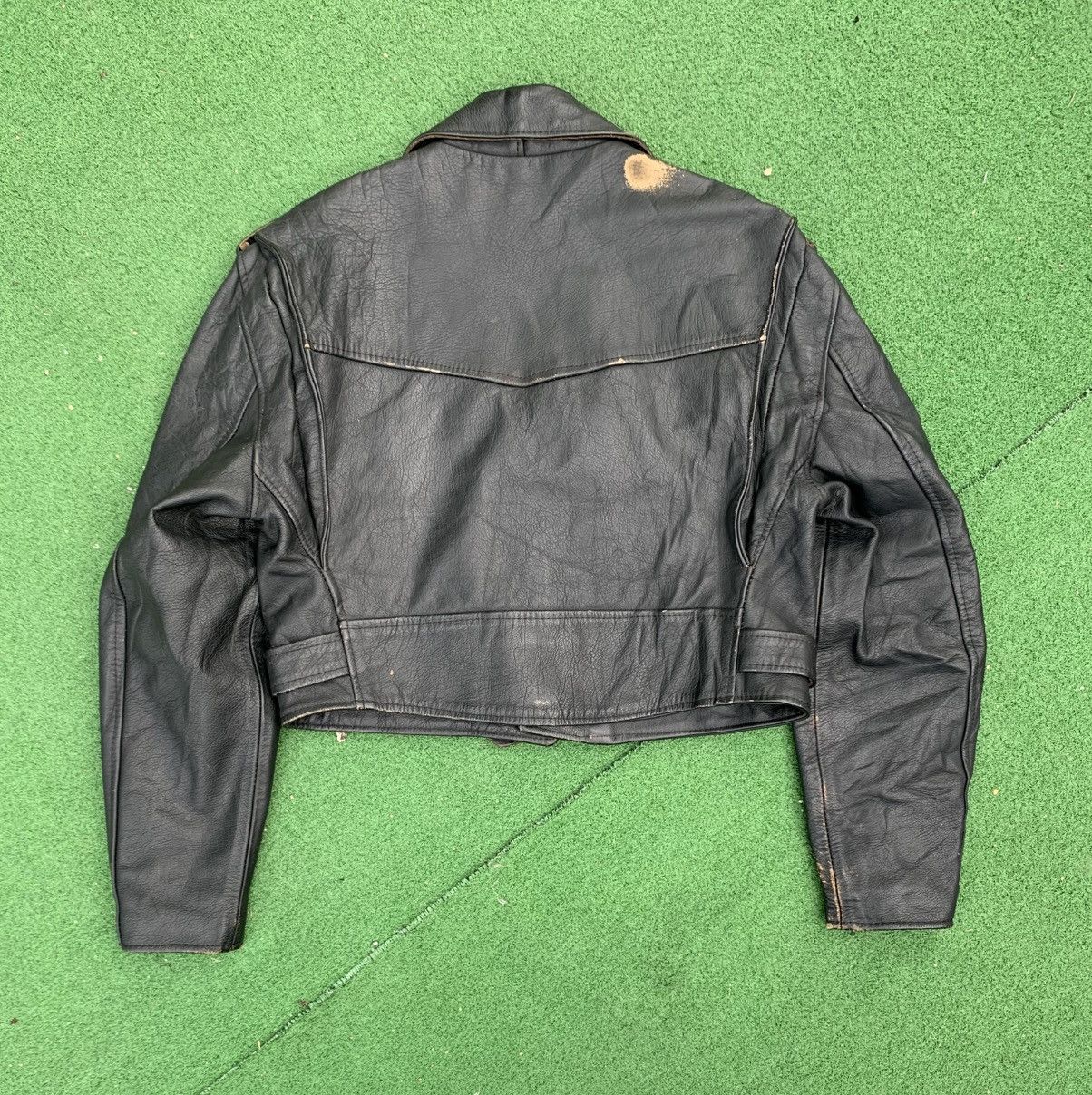 Genuine Leather VINTAGE TRUE DOUBLE COLLAR LEATHER JACKET Size US M / EU 48-50 / 2 - 9 Thumbnail
