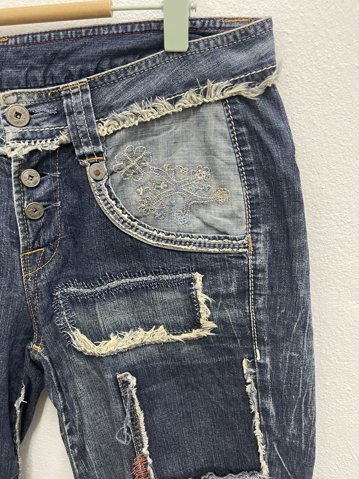 Marithe + Francois Girbaud × Seditionaries OFFER☄️Marithe Francois Girbaud Short Denim Jeans Size US 32 / EU 48 - 7 Thumbnail