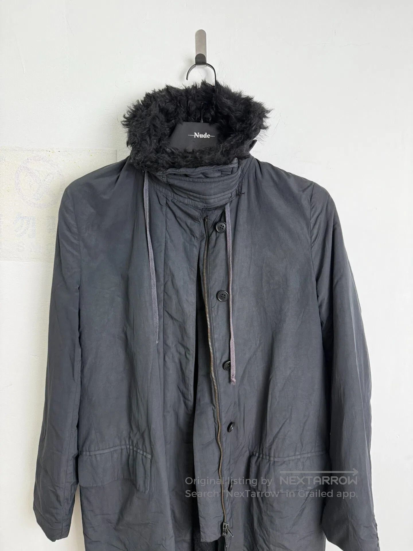 Helmut Lang helmut lang 1999AW parka coat with fur collar. Size US M / EU 48-50 / 2 - 2 Thumbnail