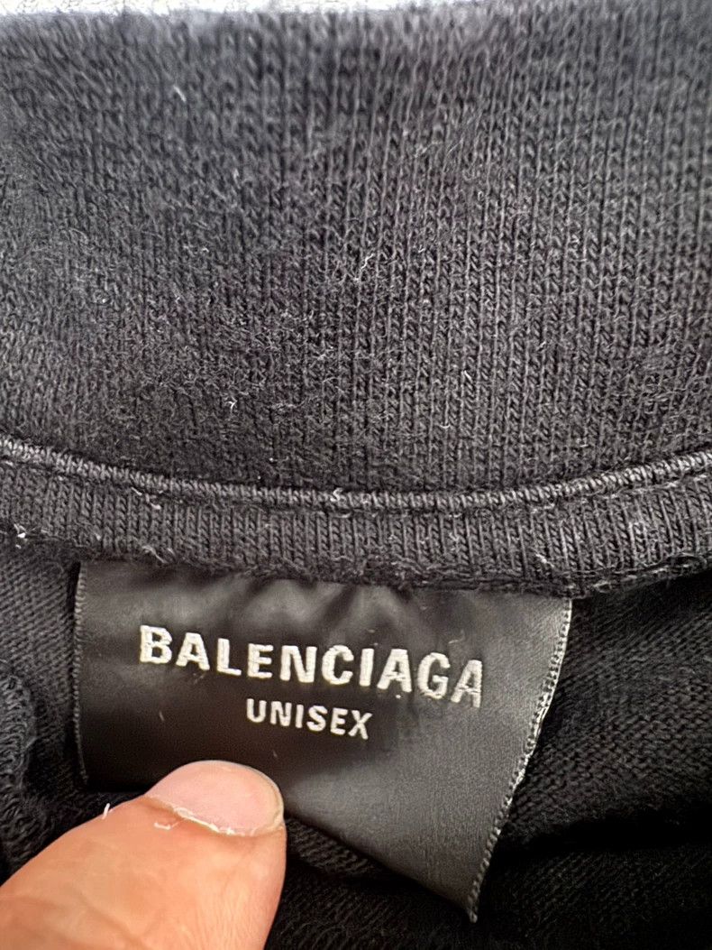 Balenciaga Balenciaga Black Sports blue logo short sleeve Size US M / EU 48-50 / 2 - 3 Thumbnail