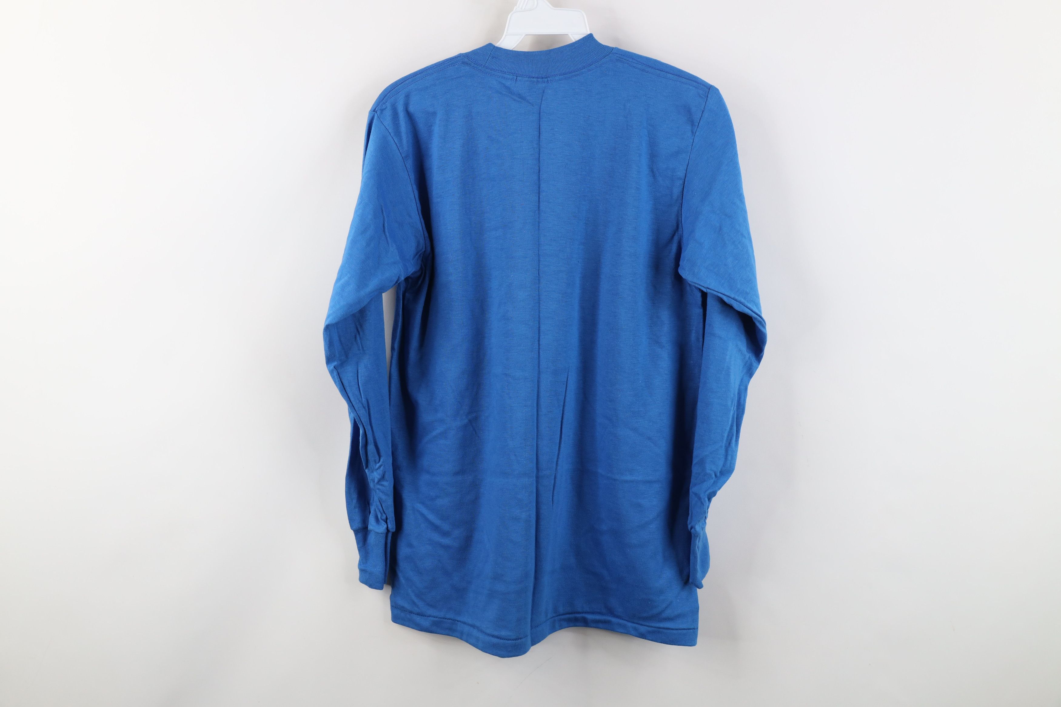 Vintage Vintage 70s 80s Streetwear Long Sleeve T-Shirt Blue USA Size US M / EU 48-50 / 2 - 7 Thumbnail