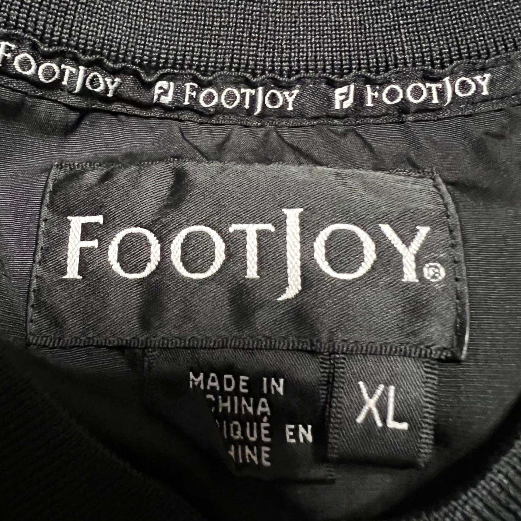 Footjoy Footjoy Windbreaker Jacket Mens XL Black White Pullover Size US XL / EU 56 / 4 - 7 Thumbnail