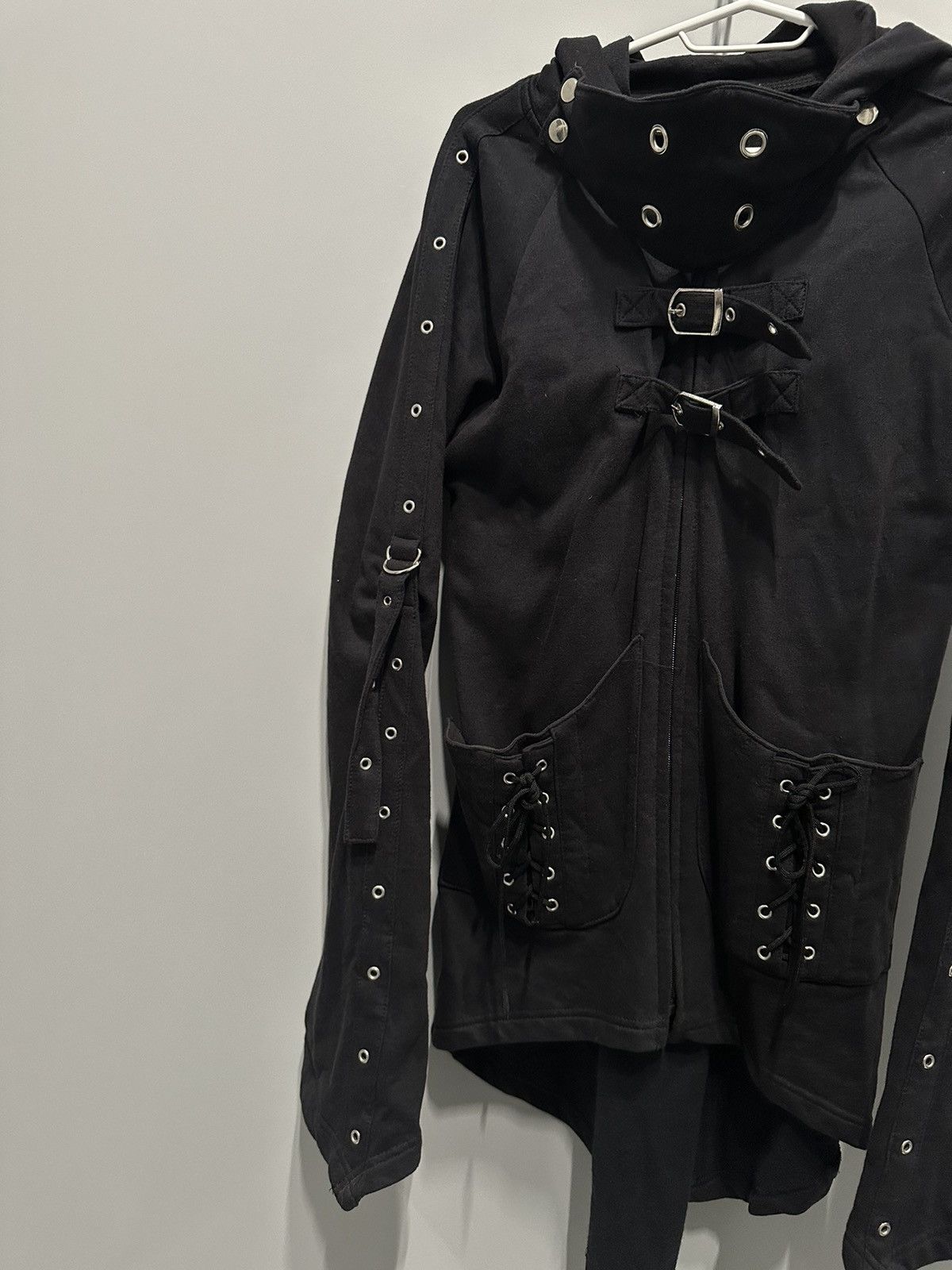Hysteric Glamour Poizen Industries Gothic Bondage Mask Jacket Avant Garde Size M / US 6-8 / IT 42-44 - 4 Thumbnail