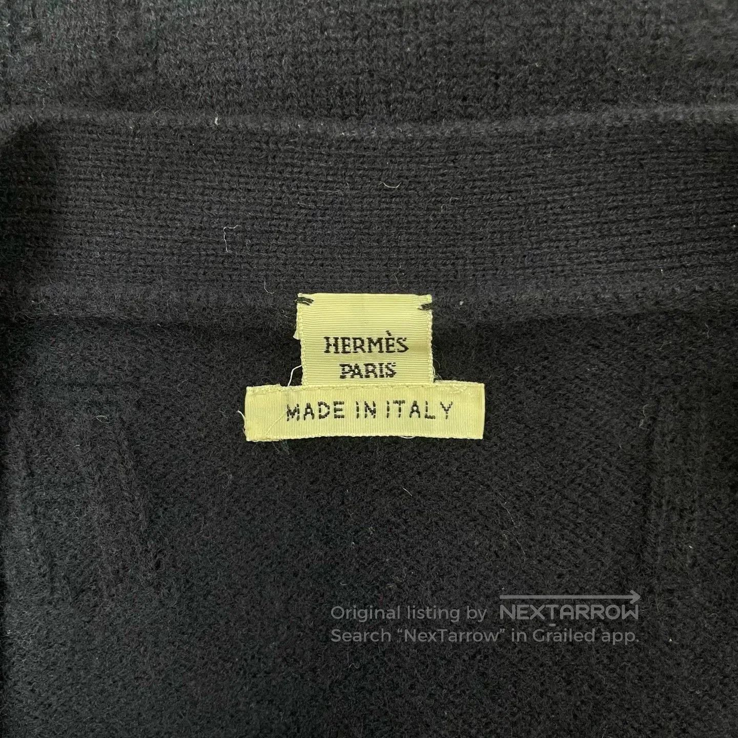 Hermes navy blue Hermes knit cardigan for women. Size US S / EU 44-46 / 1 - 3 Thumbnail