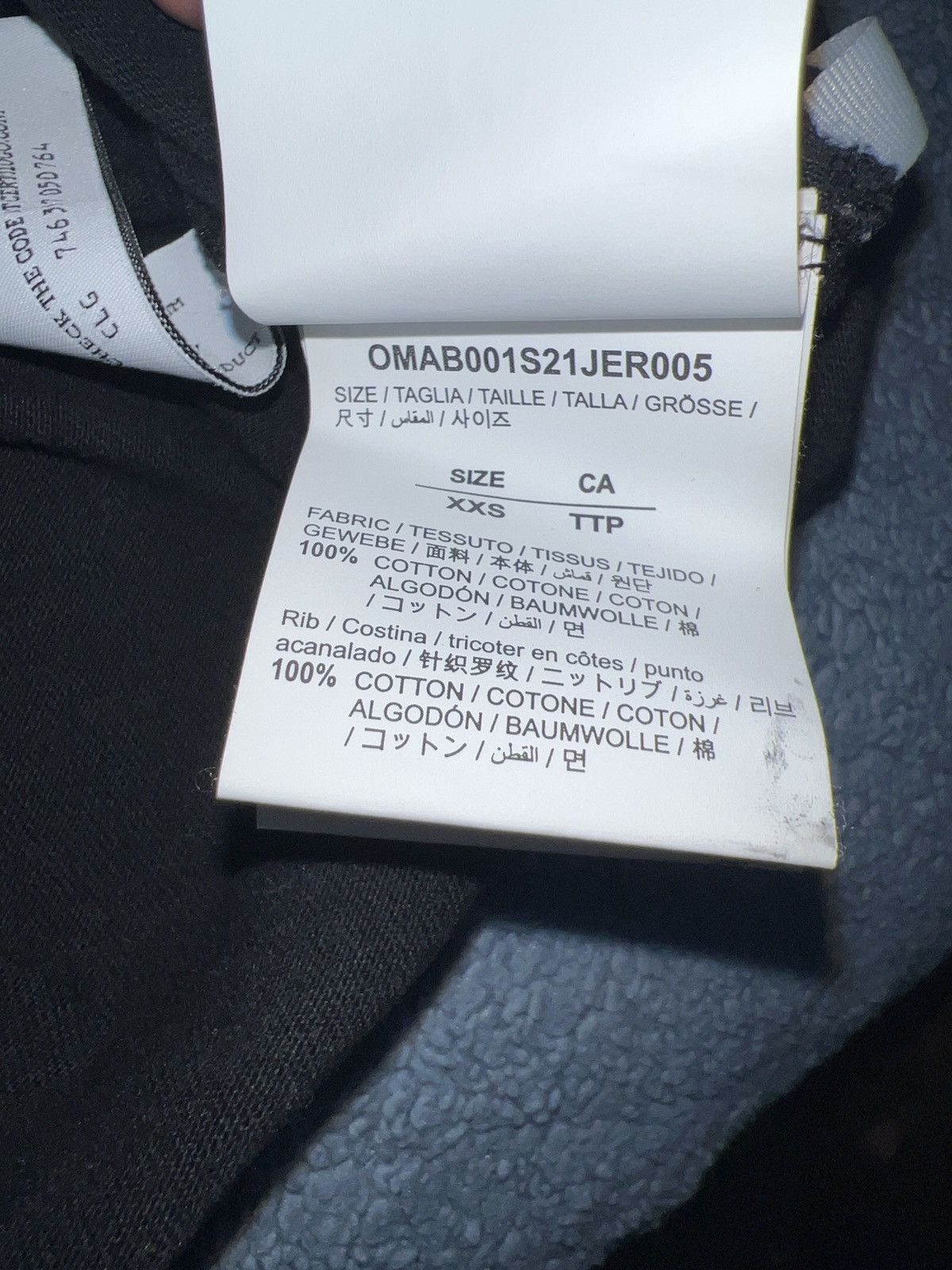 Off-White OFF-WHITE BLACK/WHITE SPRAY PAINT LONG-SLEEVE Size US XXS / EU 40 - 3 Thumbnail