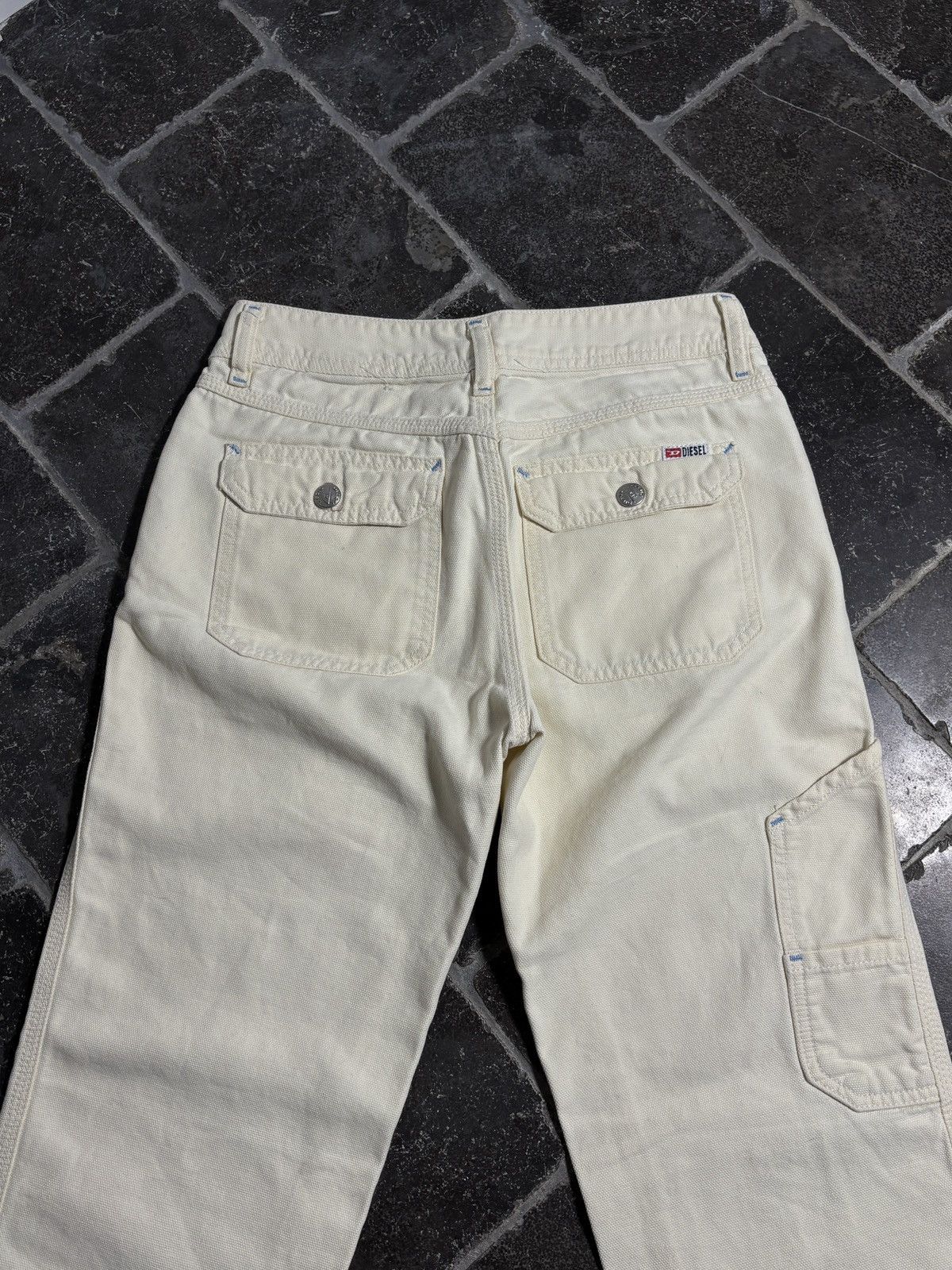 Diesel Vintage Diesel Jeans Off White Denim Made in Italy Walling Size 26" / US 2 / IT 38 - 17 Thumbnail