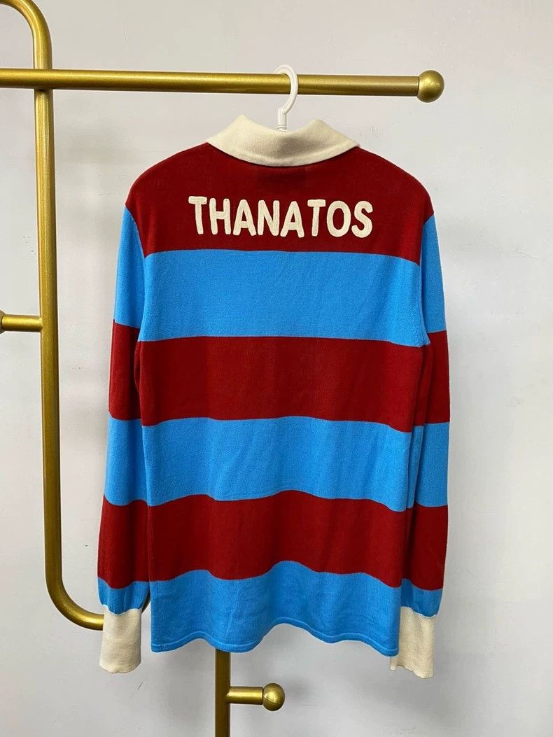 Gucci Gucci Red and blue color-blocked long-sleeved sweater 2502- Size US M / EU 48-50 / 2 - 2 Thumbnail