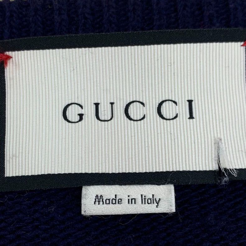 Gucci Gucci Pokemon co-branded dark blue coral snake inlaid wool Size US XXL / EU 58 / 5 - 6 Thumbnail