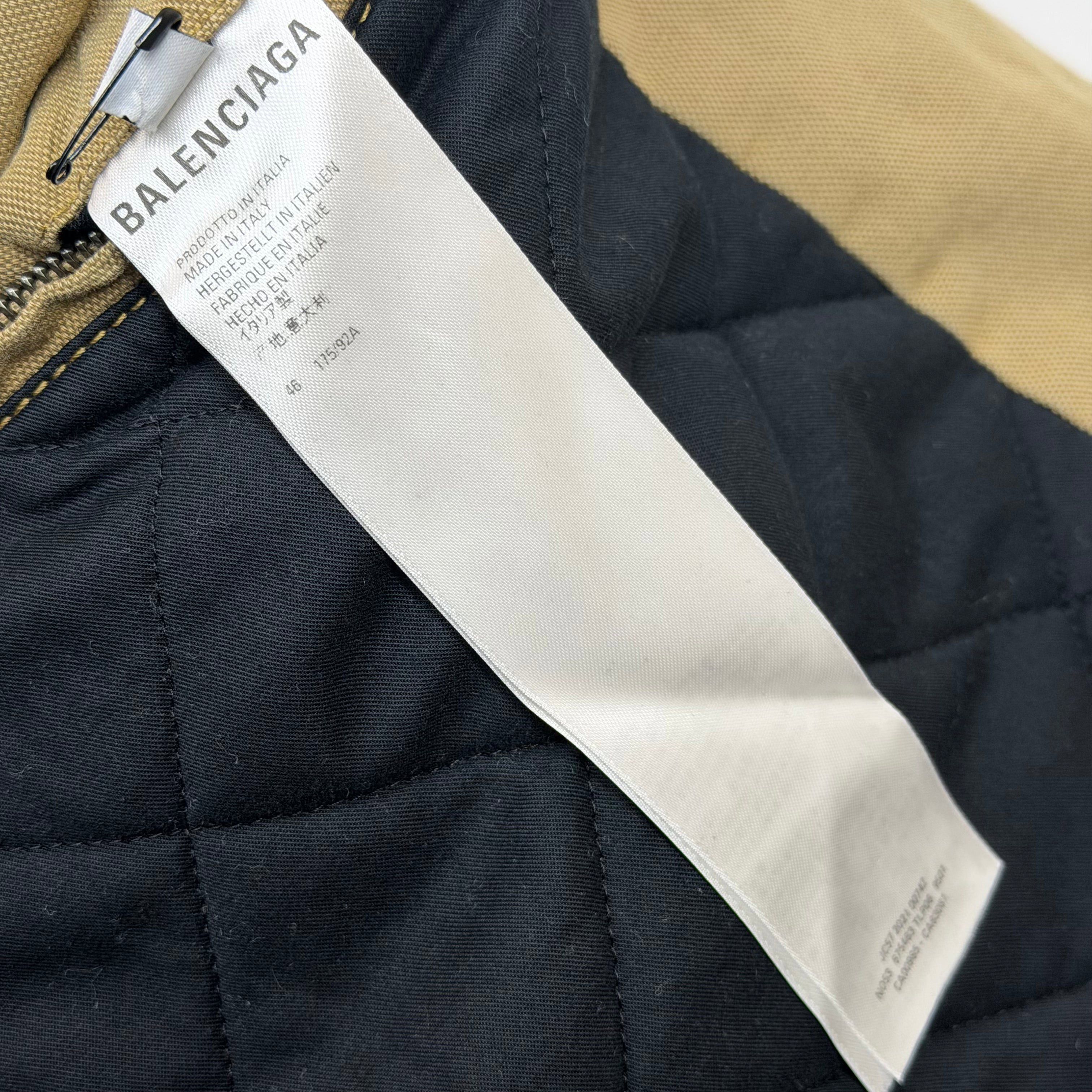 Balenciaga Balenciaga Canvas Zip Up Work Jacket 46 (XXL) Size US XXL / EU 58 / 5 - 7 Thumbnail