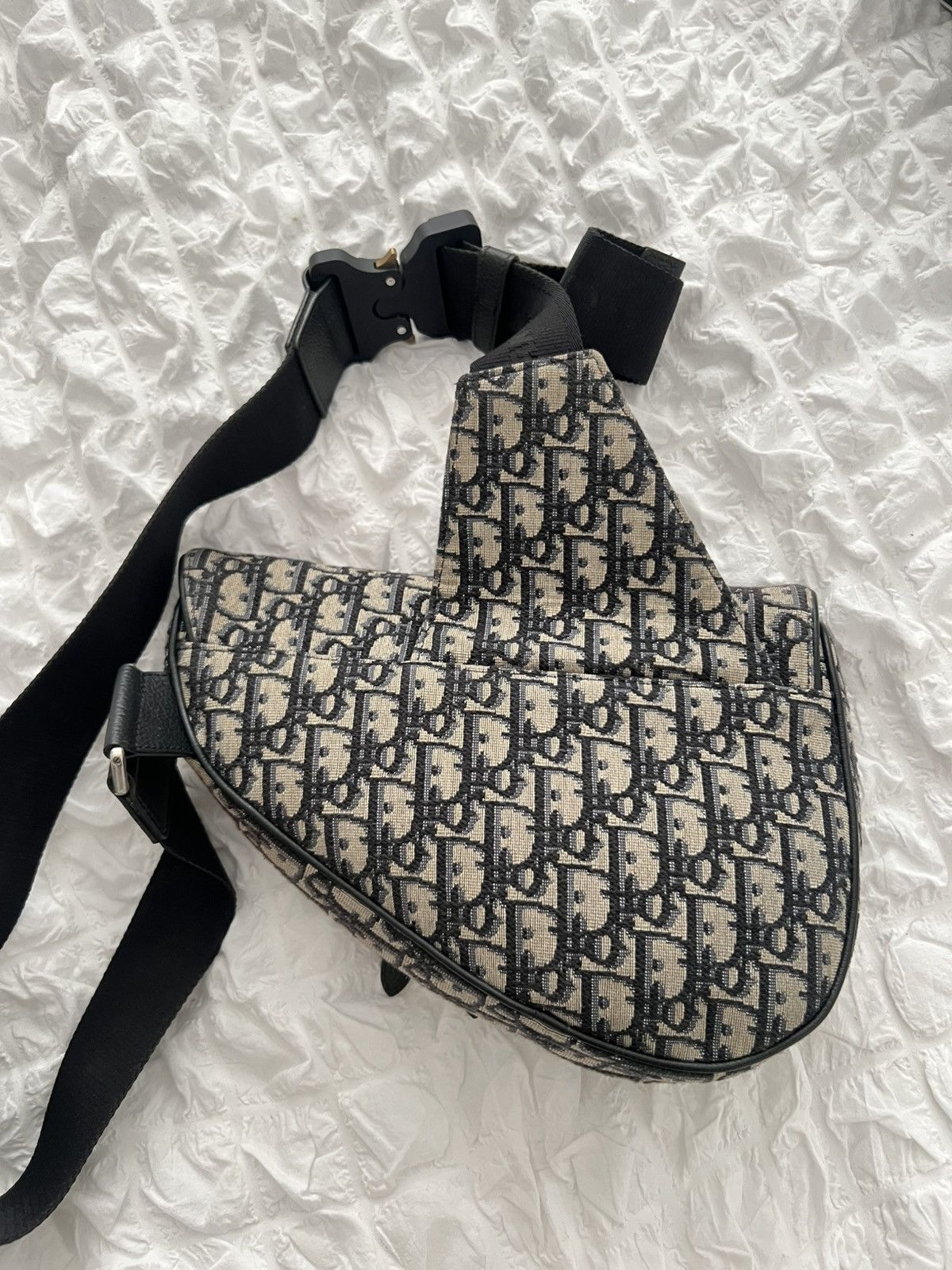 Dior Dior Saddle Bag Beige and Black Dior Oblique Jacquard Size ONE SIZE - 13 Thumbnail