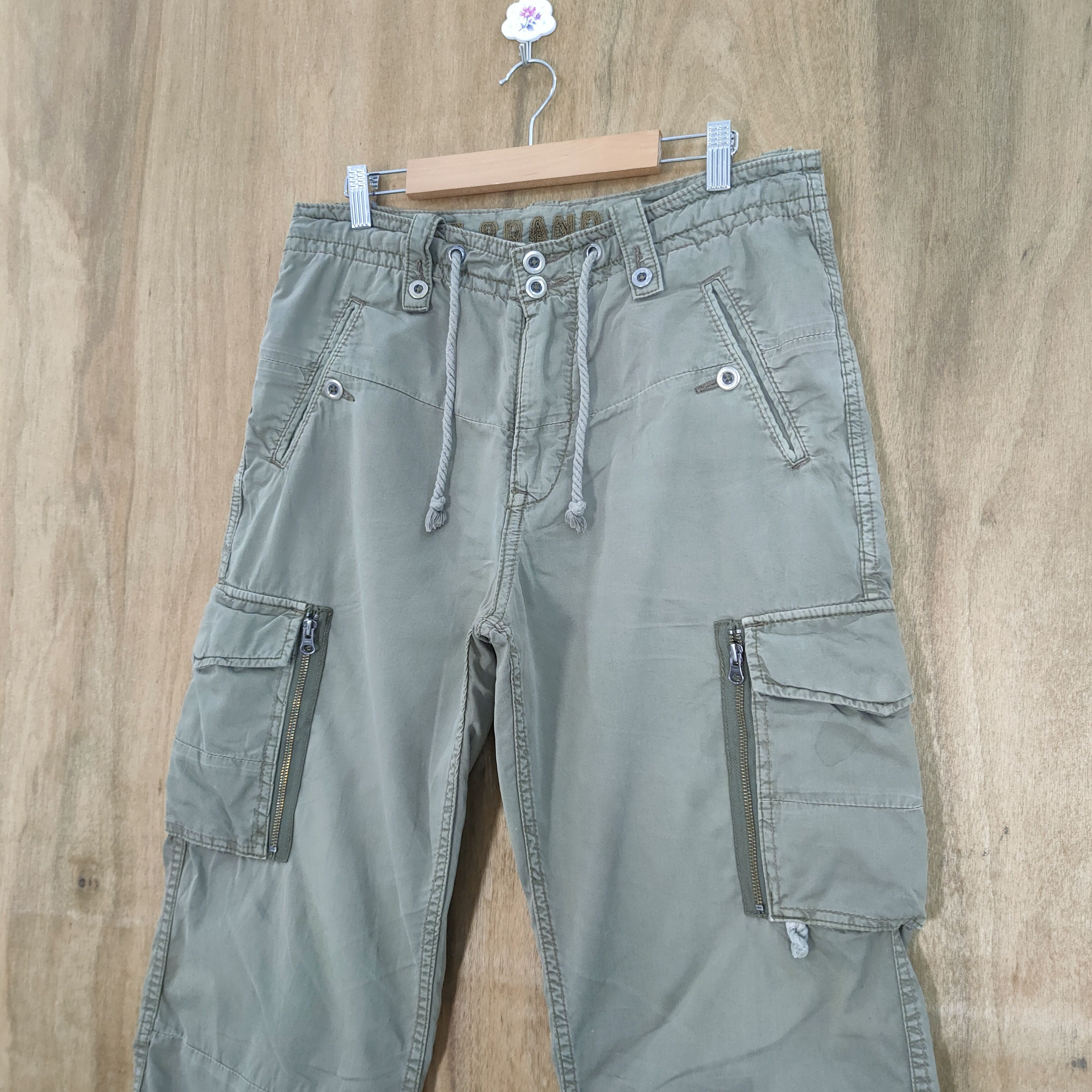 Japanese Brand Z BRAND SURPLUS MULTIPOCKET BONDAGE CARGO PANTS Size US 32 / EU 48 - 6 Thumbnail