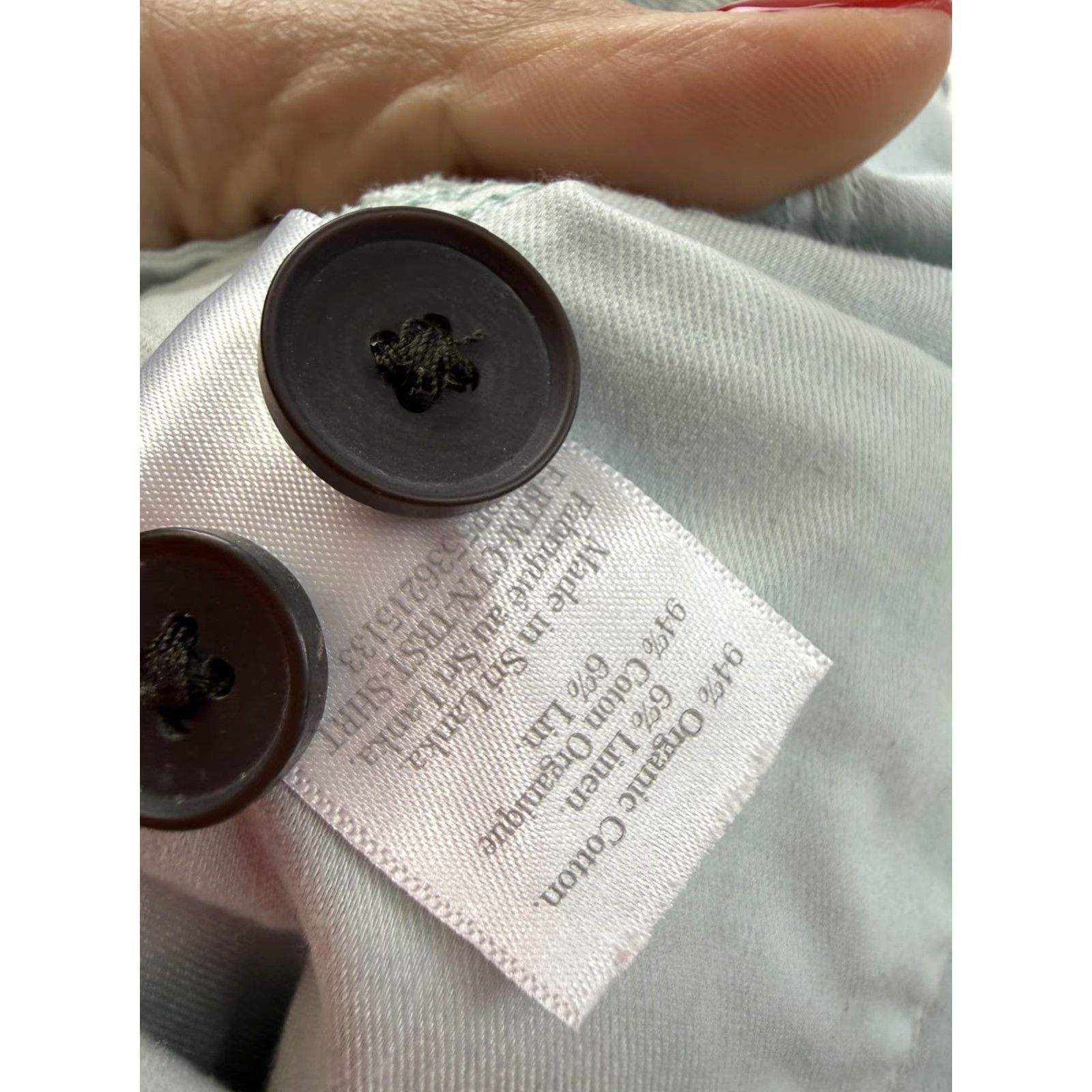 Everlane Everlane Shorts Womens 2 Green Organic Cotton Linen A-Line Knee Length Pockets Size 26" / US 2 / IT 38 - 5 Thumbnail