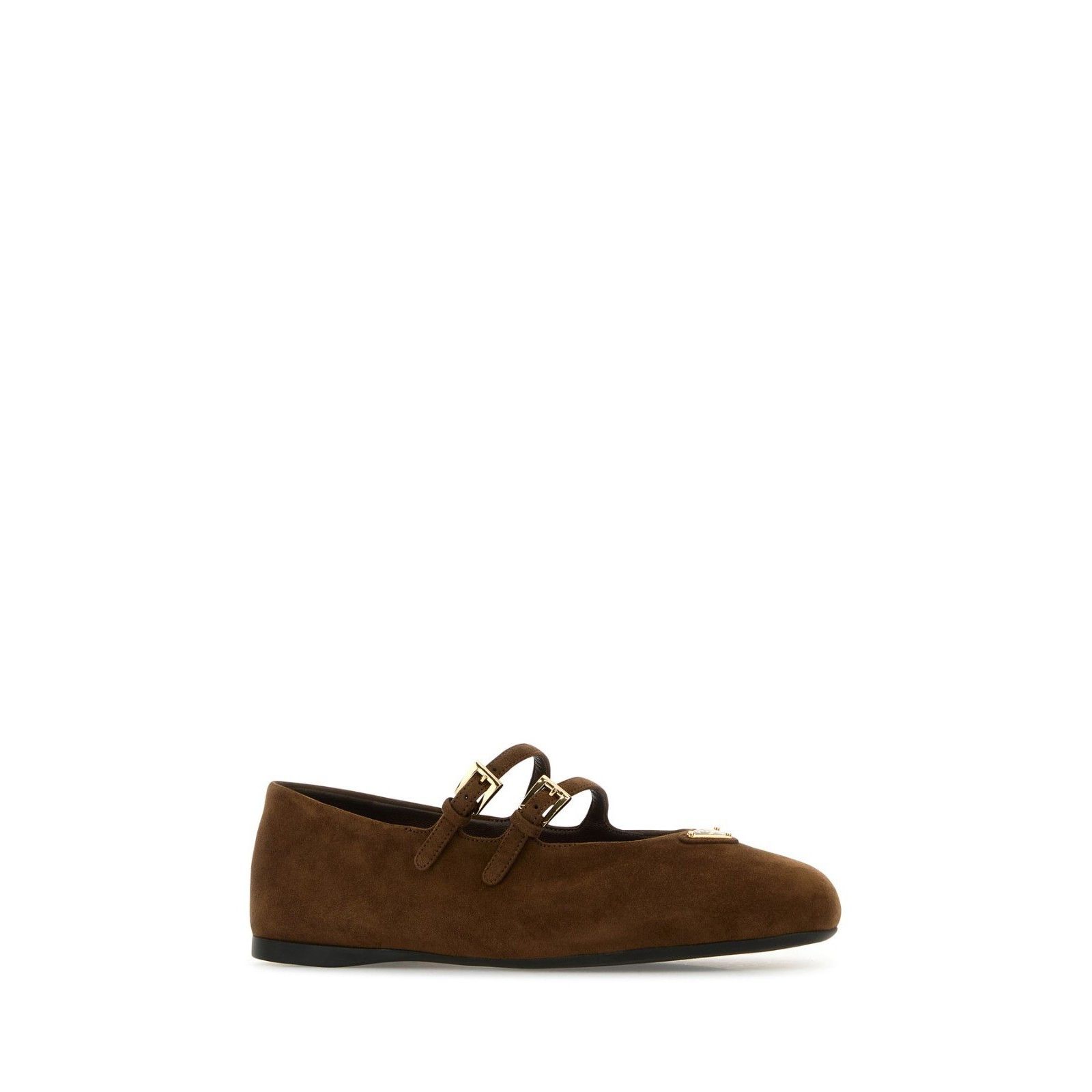 Prada PRADA $1070 Cocoa Brown Suede Ballerinas New & Authentic (Wo Size US 6 / IT 36 - 4 Thumbnail