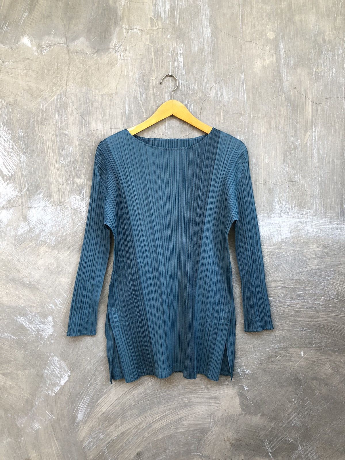 Issey Miyake × Japanese Brand × Pleats Please Issey Miyake Issey Miyake Pleats Please Longsleeve Size L / US 10 / IT 46 - 1 Thumbnail