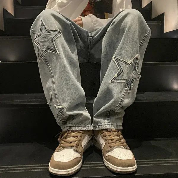 VIBE STAR Baggy Denim Jeans Size US 30 / EU 46 - 7 Thumbnail