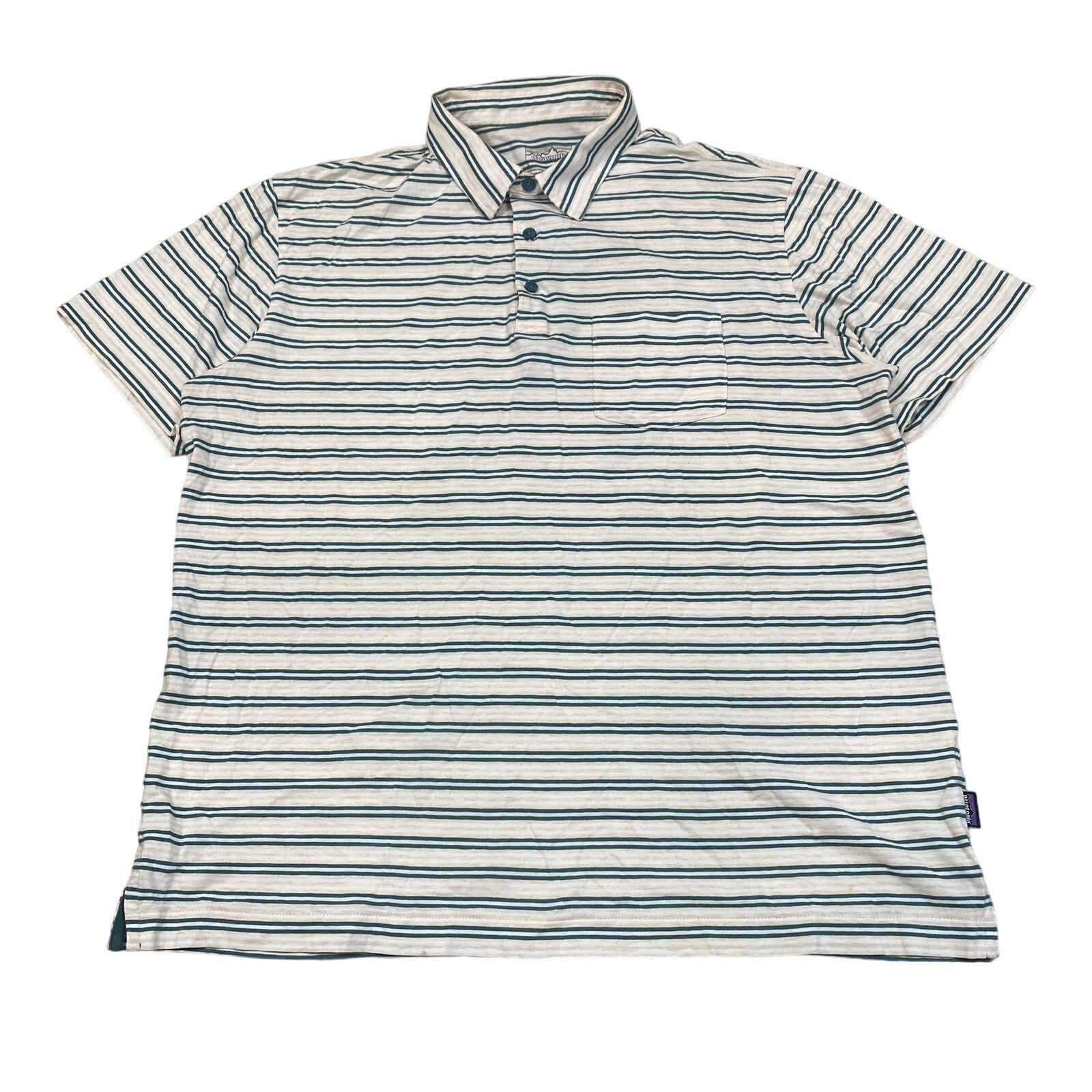 Patagonia Patagonia Squeaky Clean Stripe Polo Shirt Men's L Gorpcore Size US L / EU 52-54 / 3 - 1 Thumbnail
