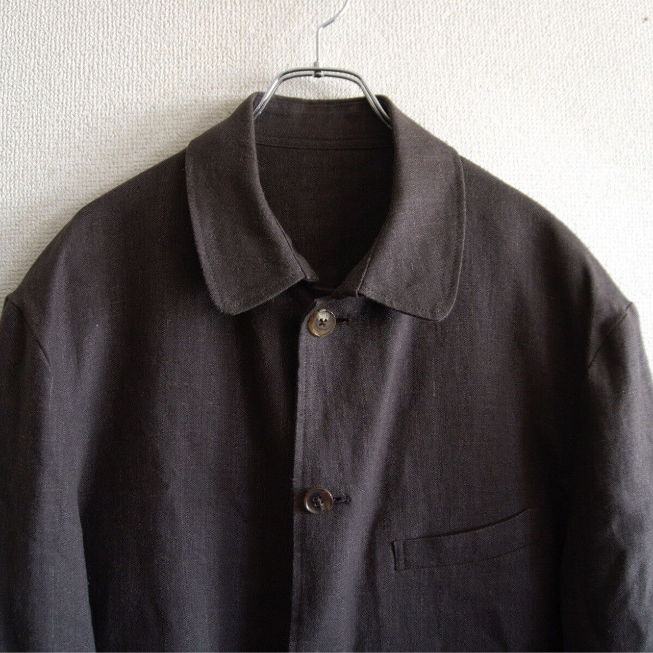 Yohji Yamamoto Yohji Yamamoto 1990s hemp Jacket Size US L / EU 52-54 / 3 - 3 Thumbnail