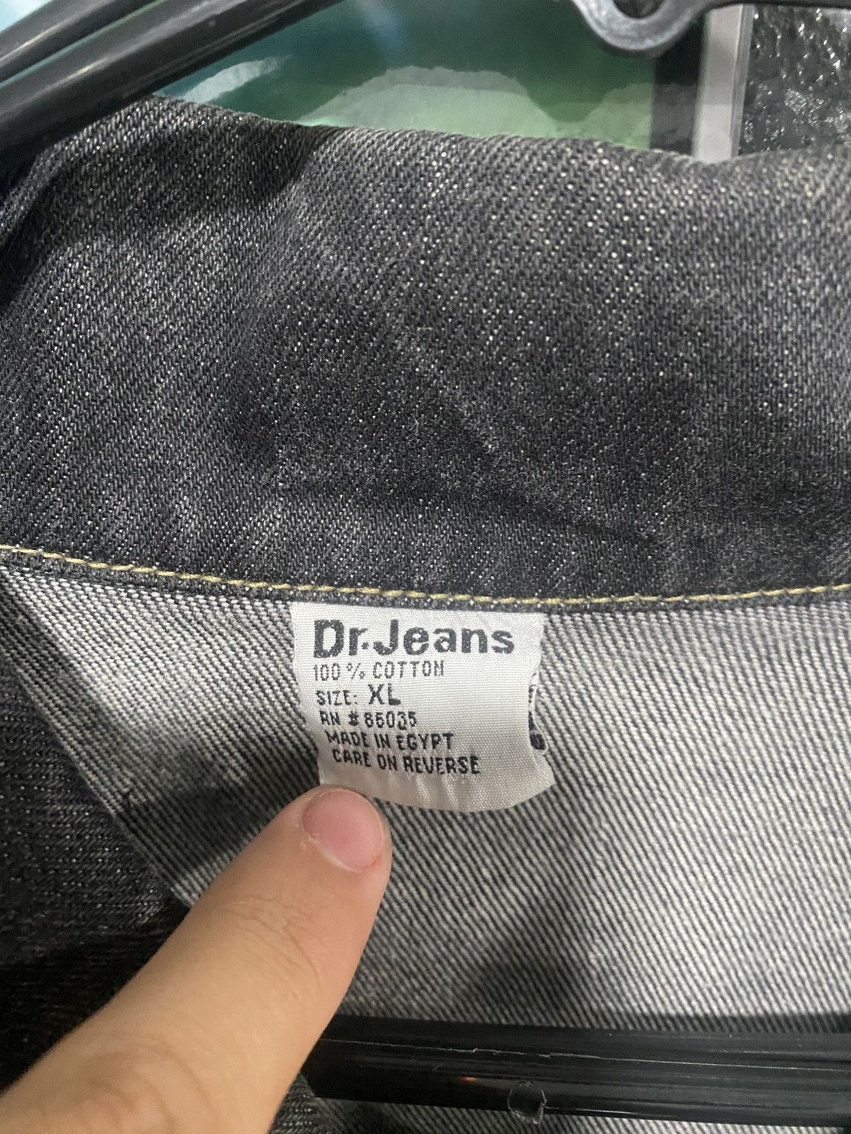 Dr. Denim × Vintage Dr. Jeans Patchwork Denim Jacket Size US XL / EU 56 / 4 - 2 Thumbnail