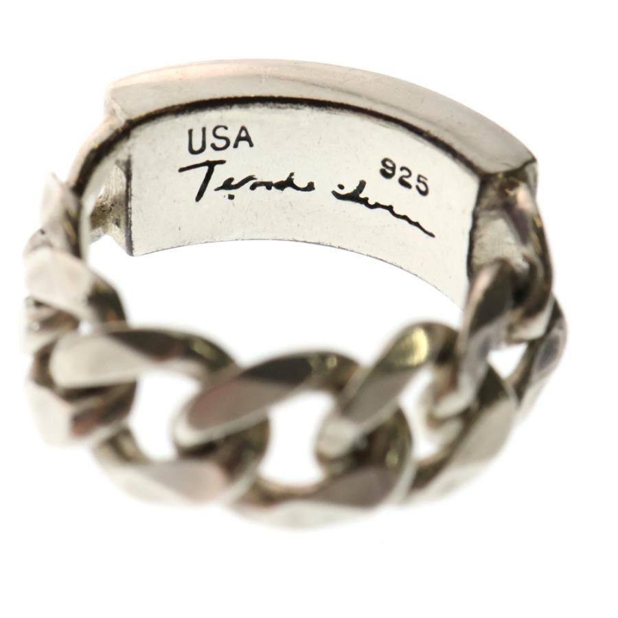 Tenderloin TENDERLOIN T-I.D.RING ID Ring with Chain, Silver 23 Size ONE SIZE - 5 Thumbnail