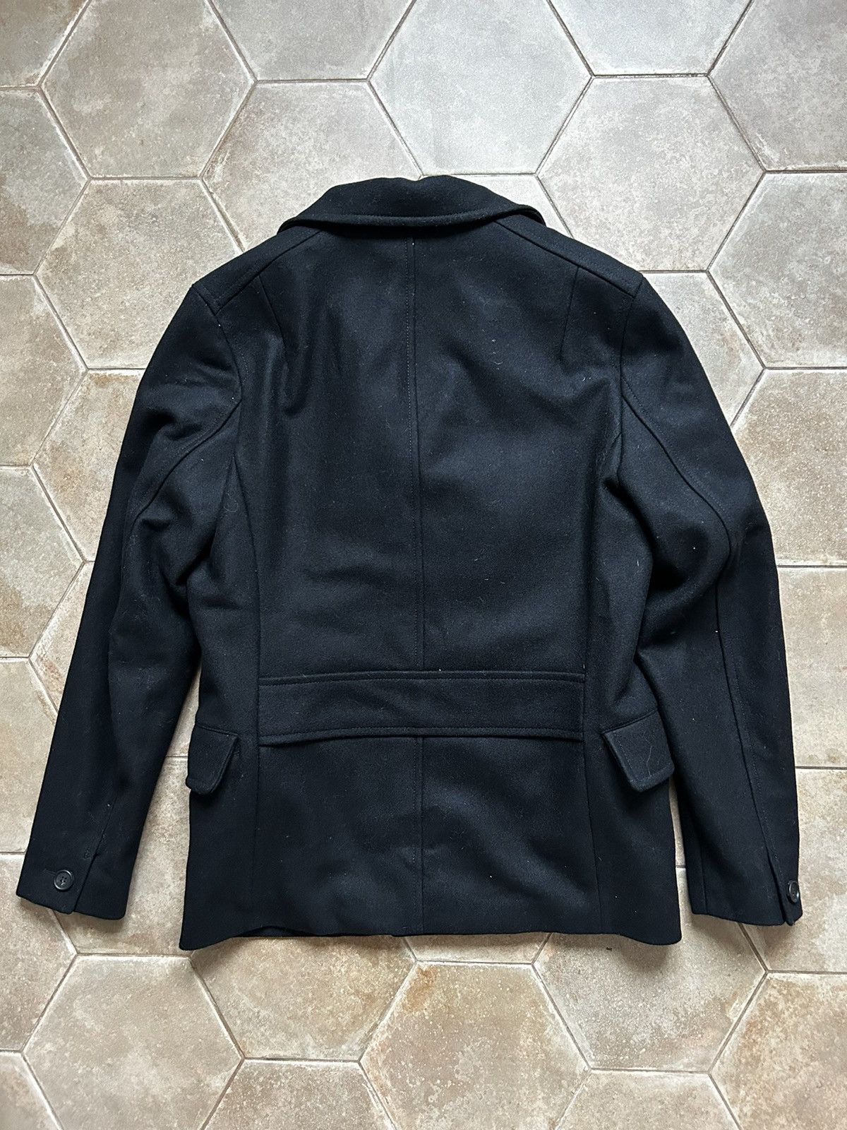 Allsaints Designer Streetwear ALL SAINTS WADE PEA COAT WOLL Grailed