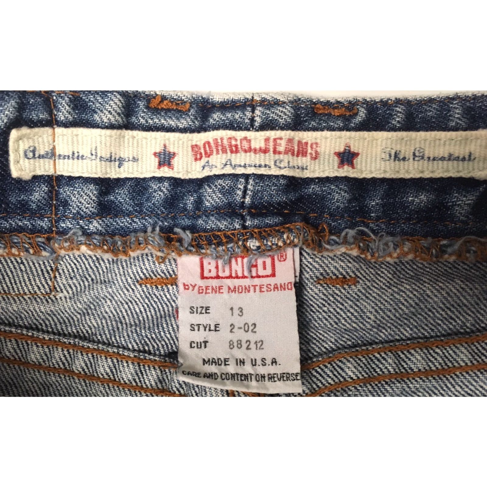 Vintage VINTAGE BONGO Jeans USA High Waist Tapered Leg 29 1/2" Waist 13 Juniors 80s 90s Denim Blue Mens Womens Girls? Size 34" / US 12 / IT 48 - 2 Thumbnail